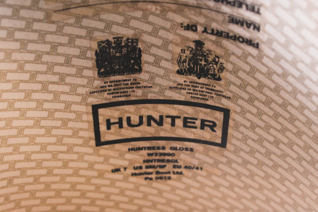 Gray Hunter "Huntress Gloss" Rain Boots