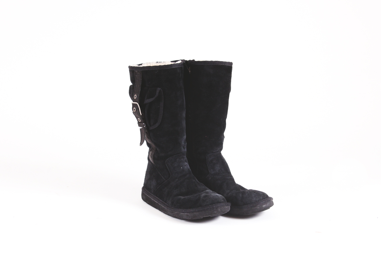 UGG Australia Black Cargo II Pocket Boots