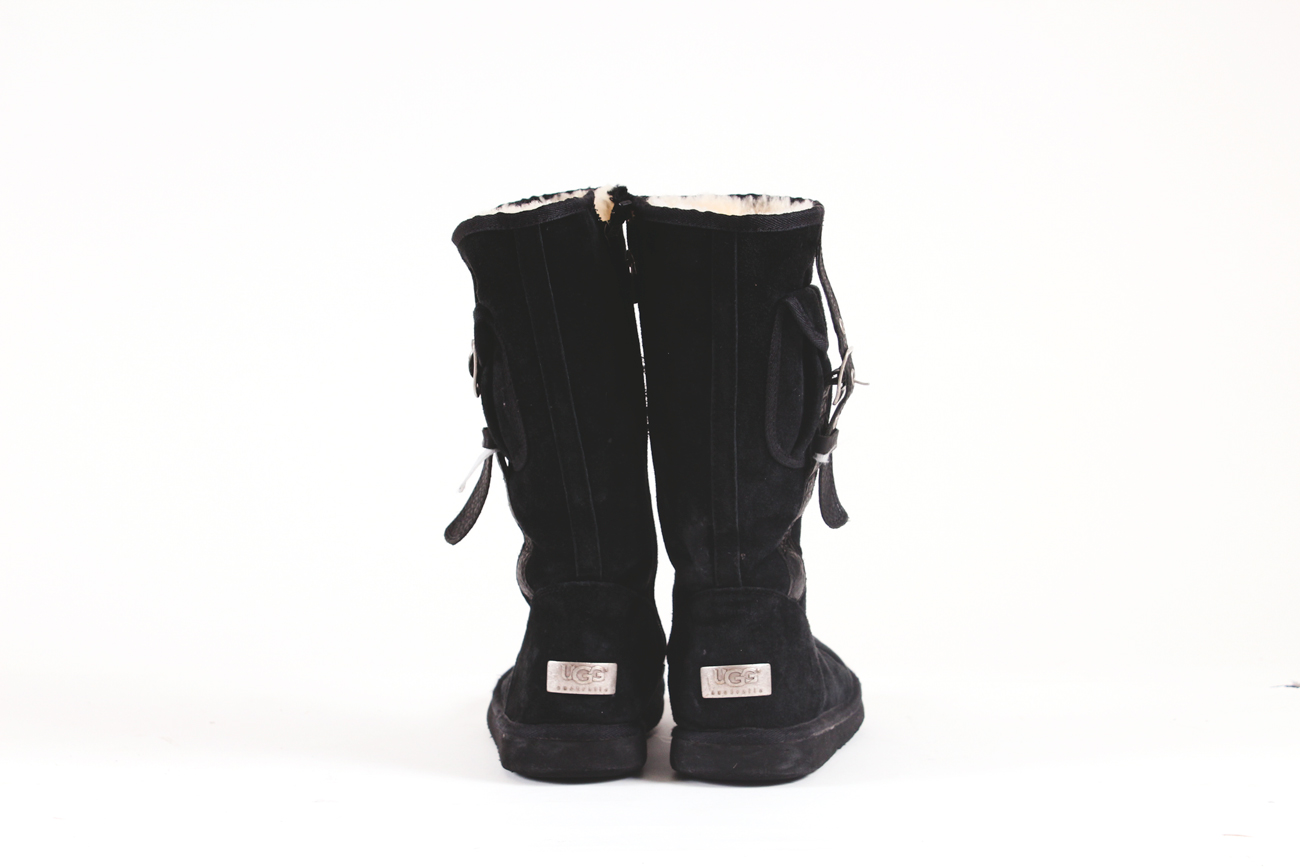 UGG Australia Black Cargo II Pocket Boots
