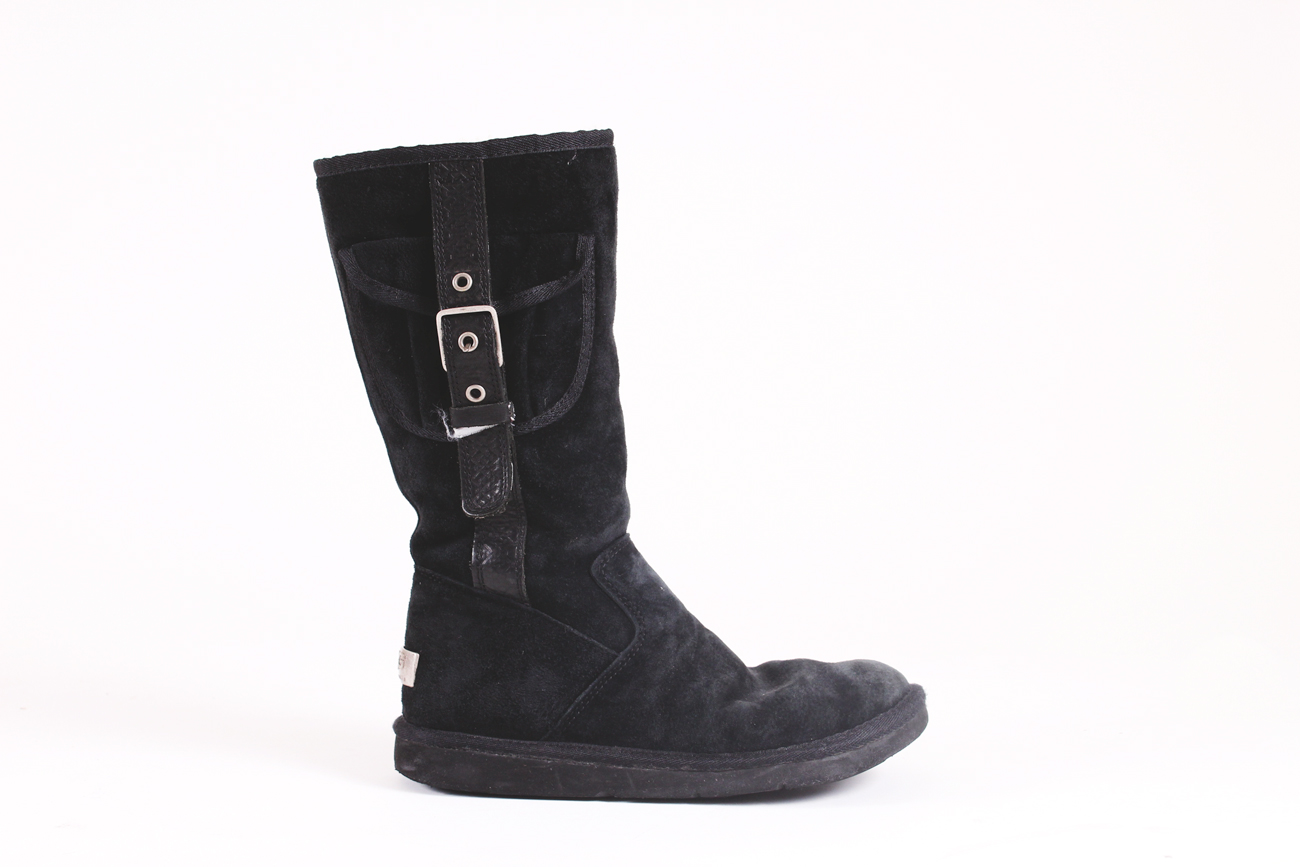 UGG Australia Black Cargo II Pocket Boots