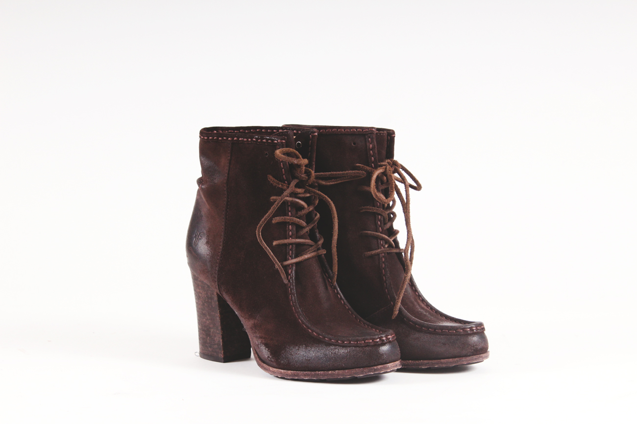 Frye Leather Heeled Booties