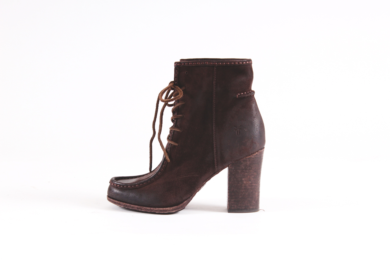 Frye Leather Heeled Booties