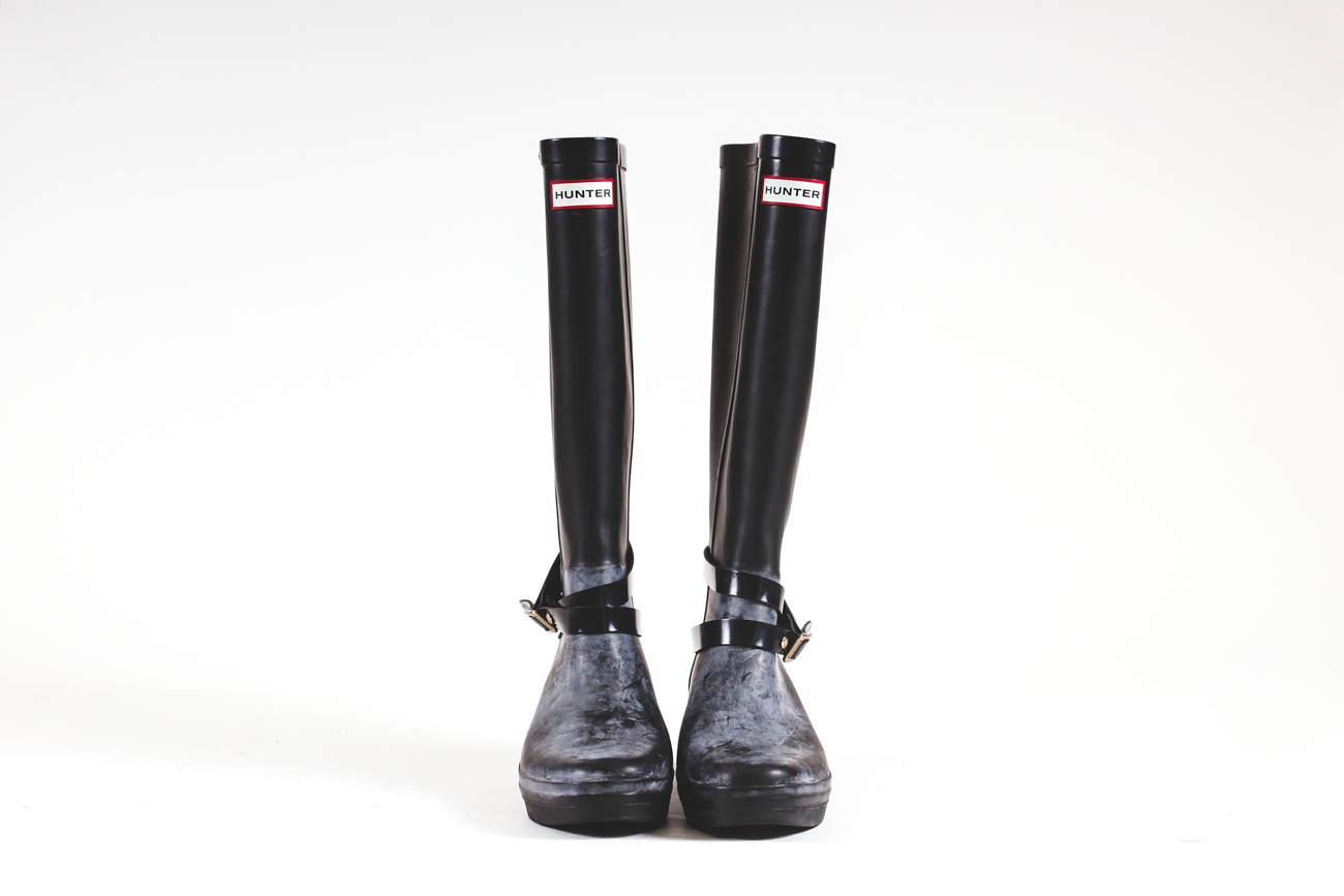 Hunter "Andora" Wedge Rain Boots