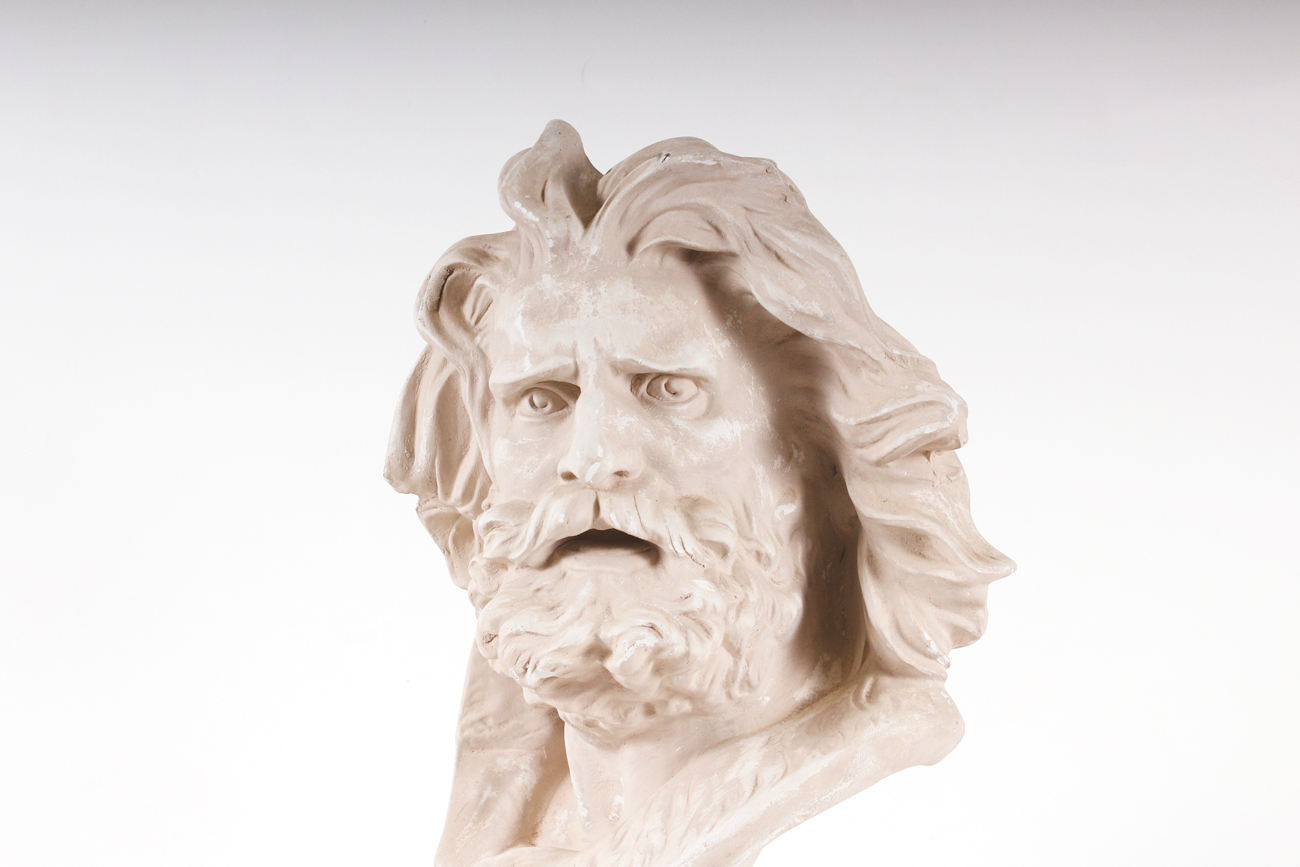 Bust of Male Mythical Figure