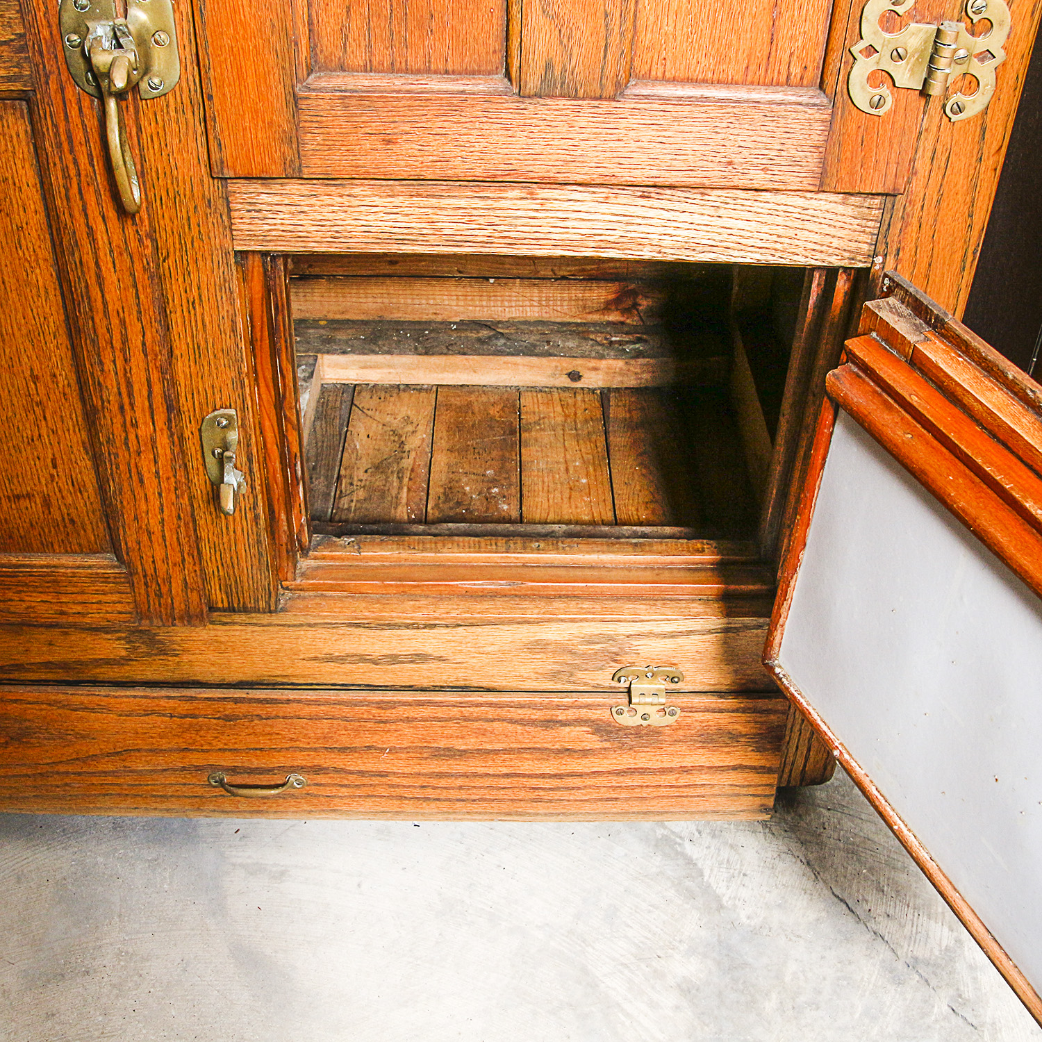 Antique Oak Ice Box