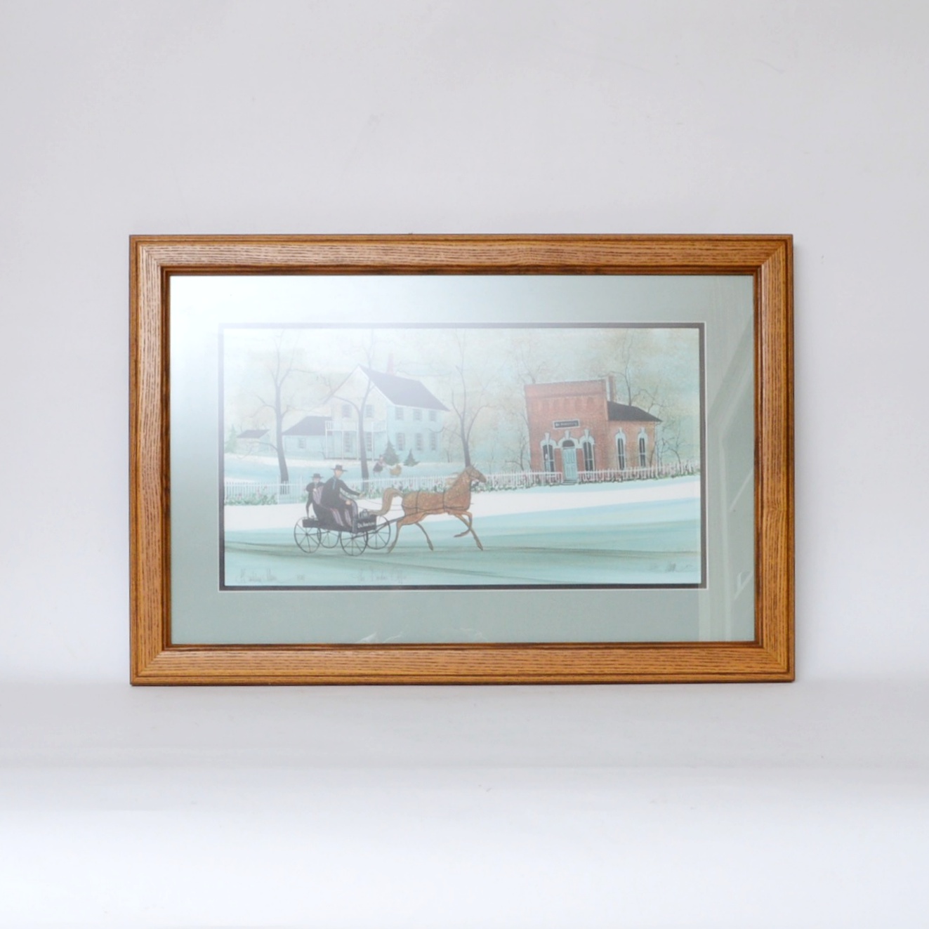 P. Buckley Moss Hand Signed "The Doctor's Office" Offset Lithograph