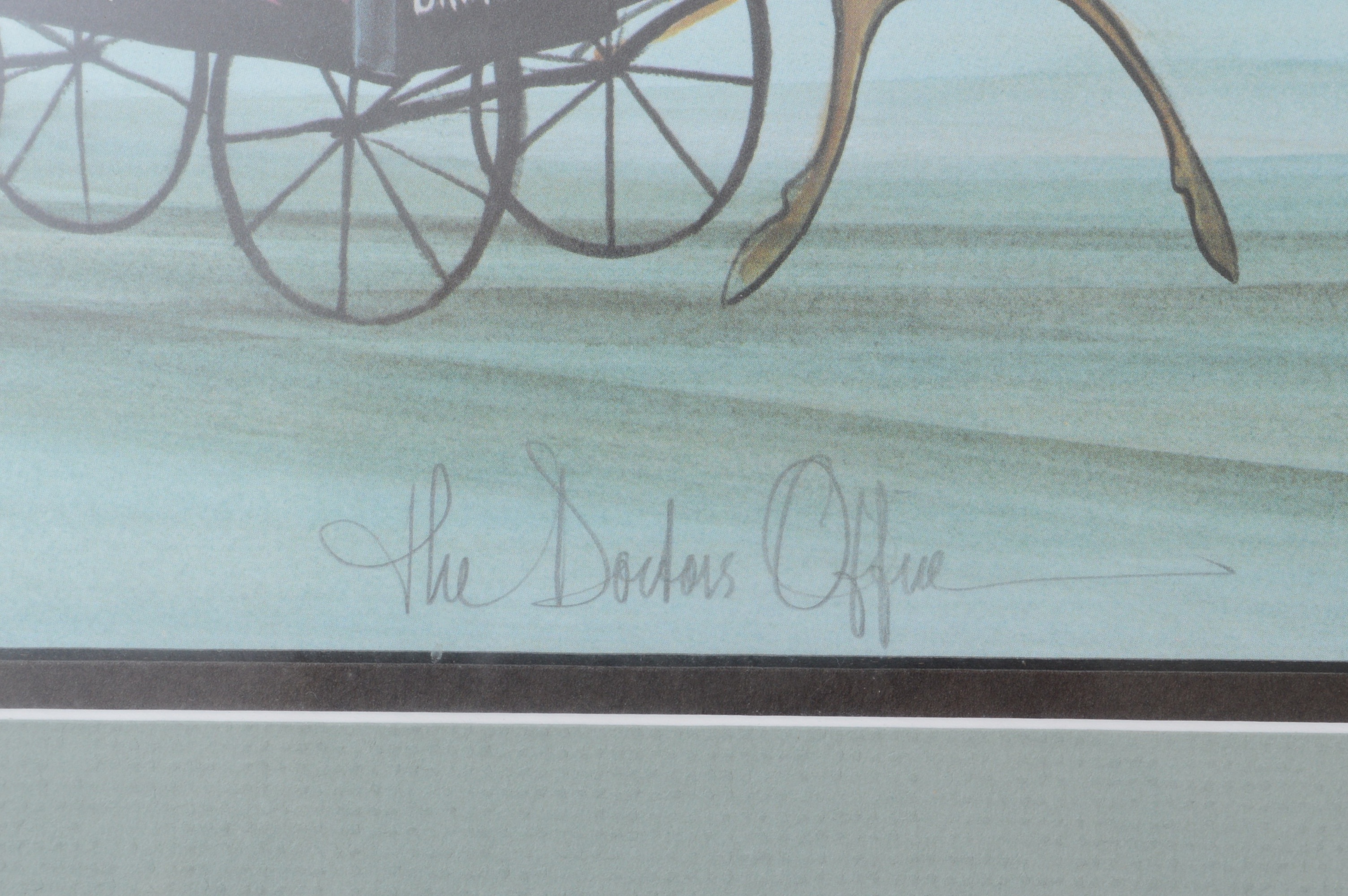 P. Buckley Moss Hand Signed "The Doctor's Office" Offset Lithograph