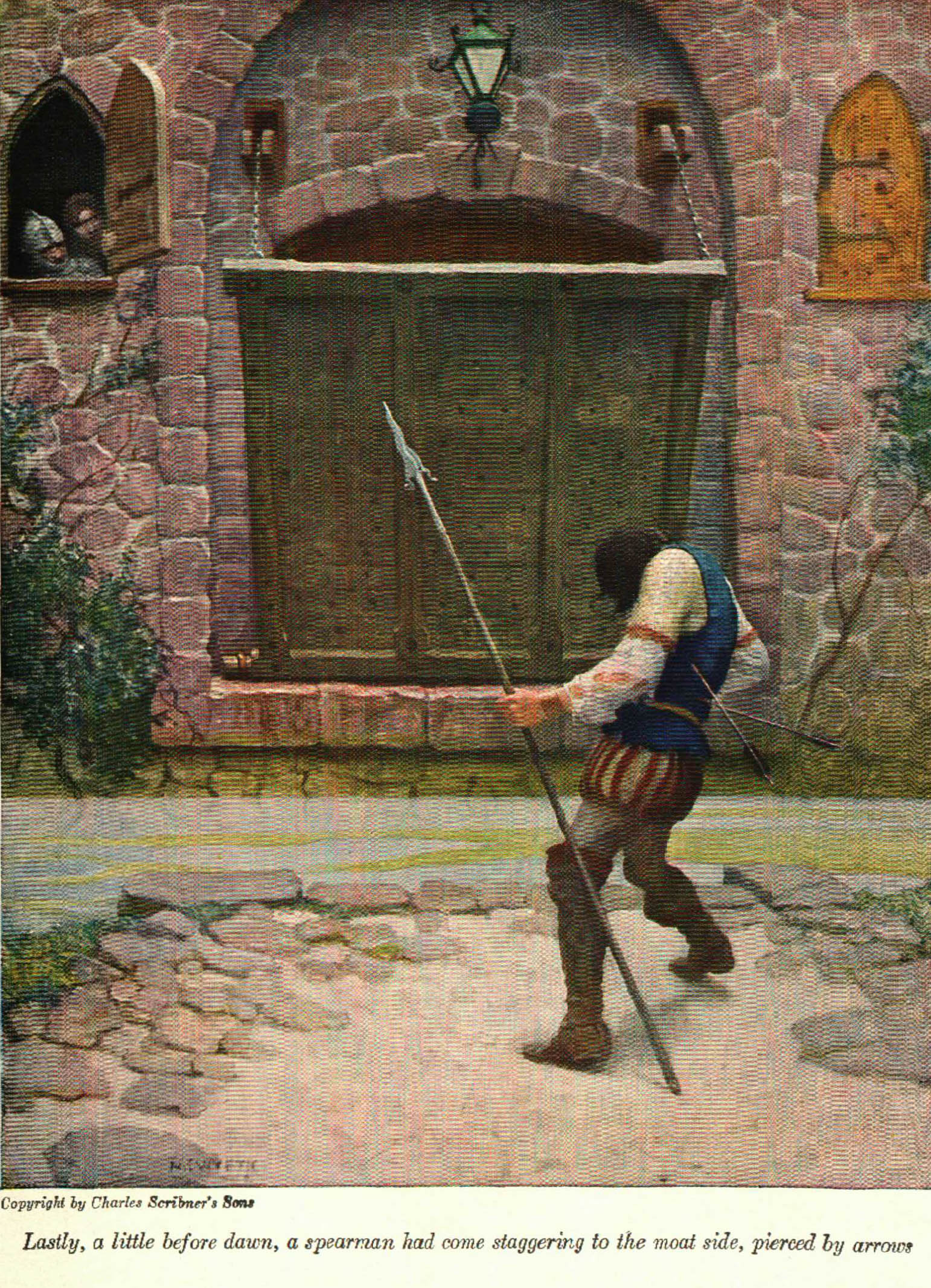 1941 "The Black Arrow" illus N.C. Wyeth by Robert Louis Stevenson