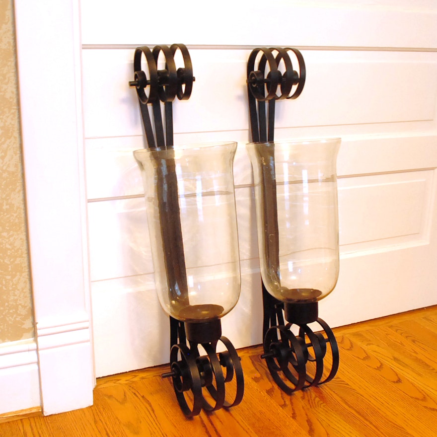 Metal Wall Mount Candle Sconces