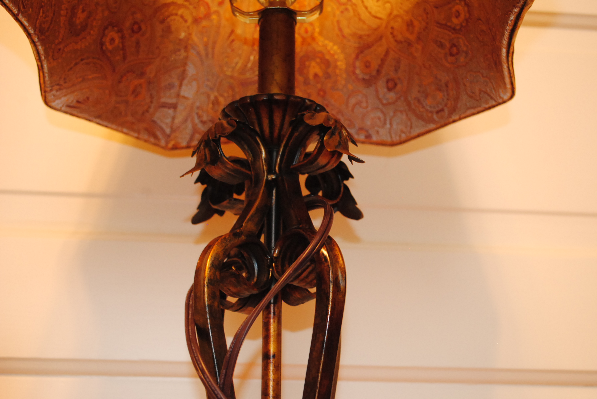 Metal and Wood Table Lamps