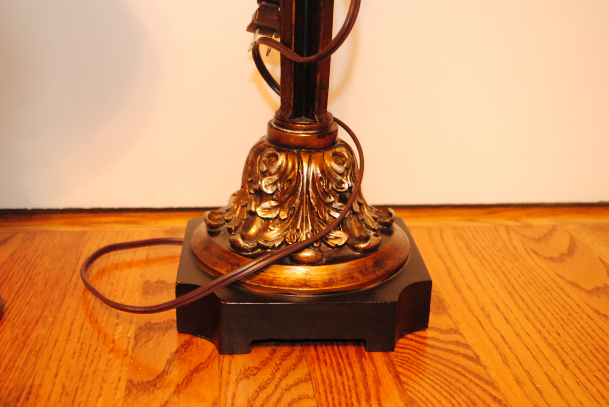 Metal and Wood Table Lamps