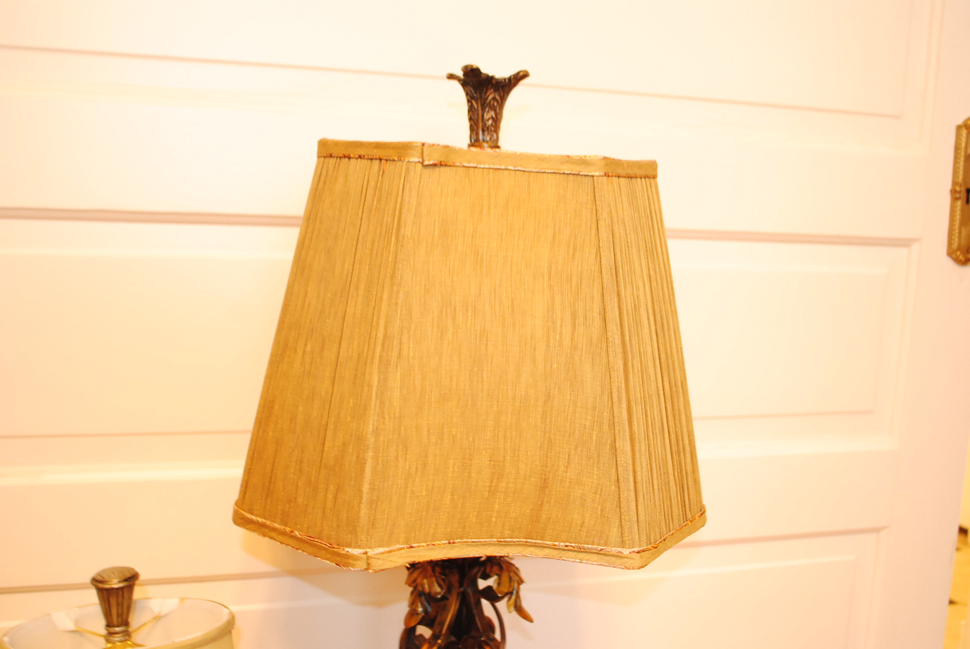 Metal and Wood Table Lamps