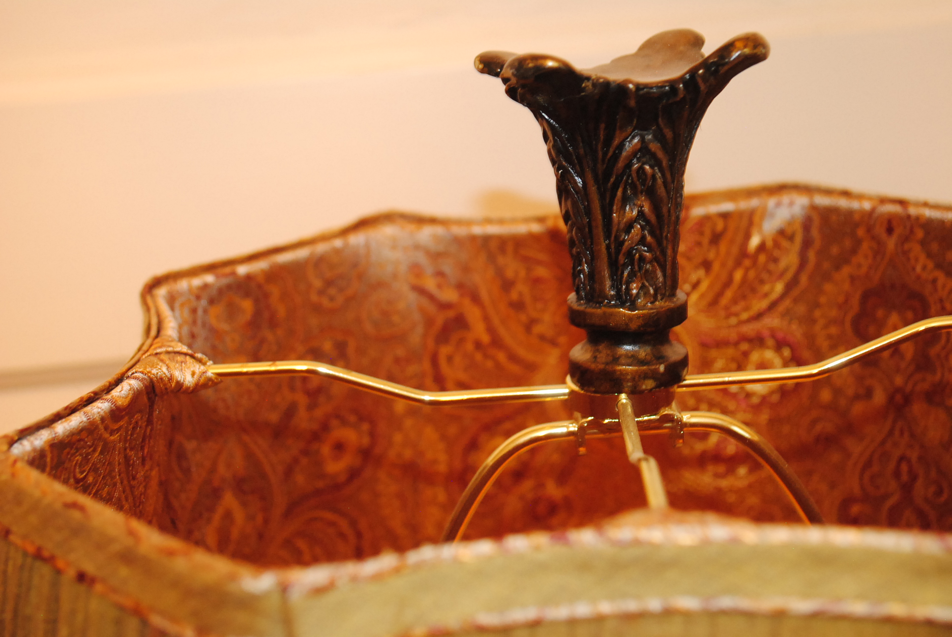 Metal and Wood Table Lamps