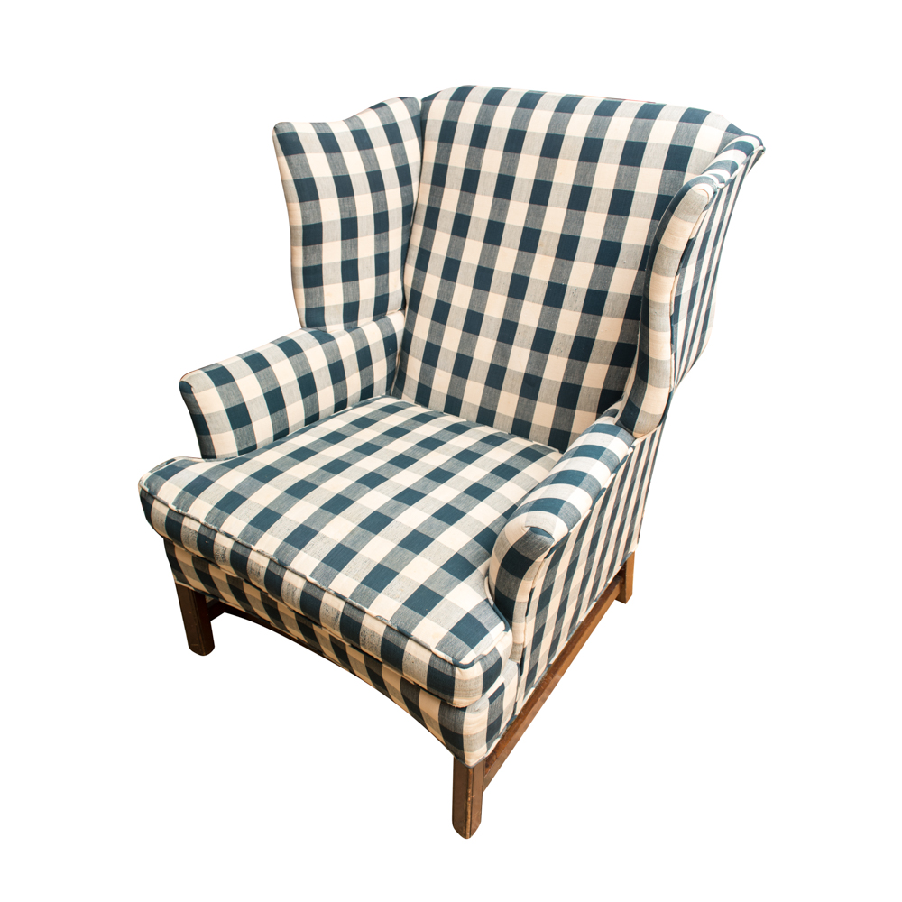 Chippendale Style Wingback Chair