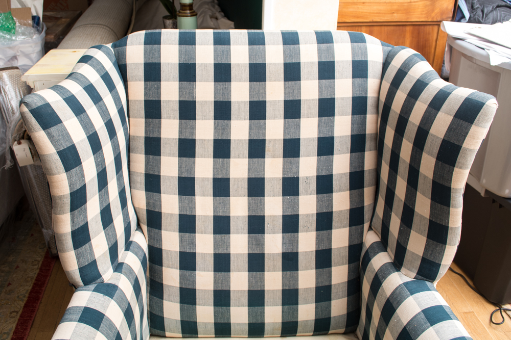 Chippendale Style Wingback Chair