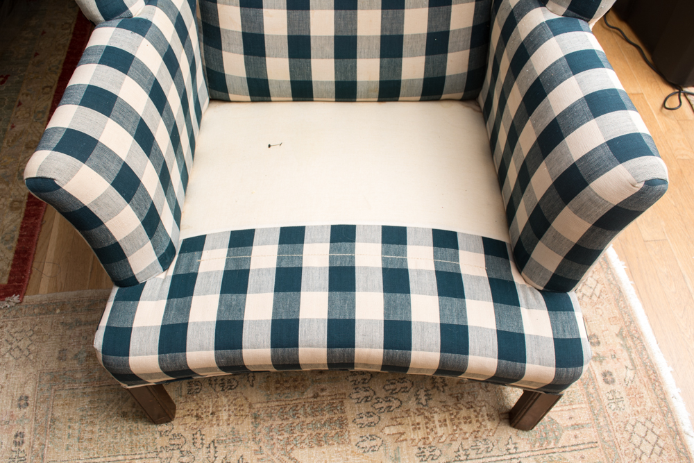 Chippendale Style Wingback Chair