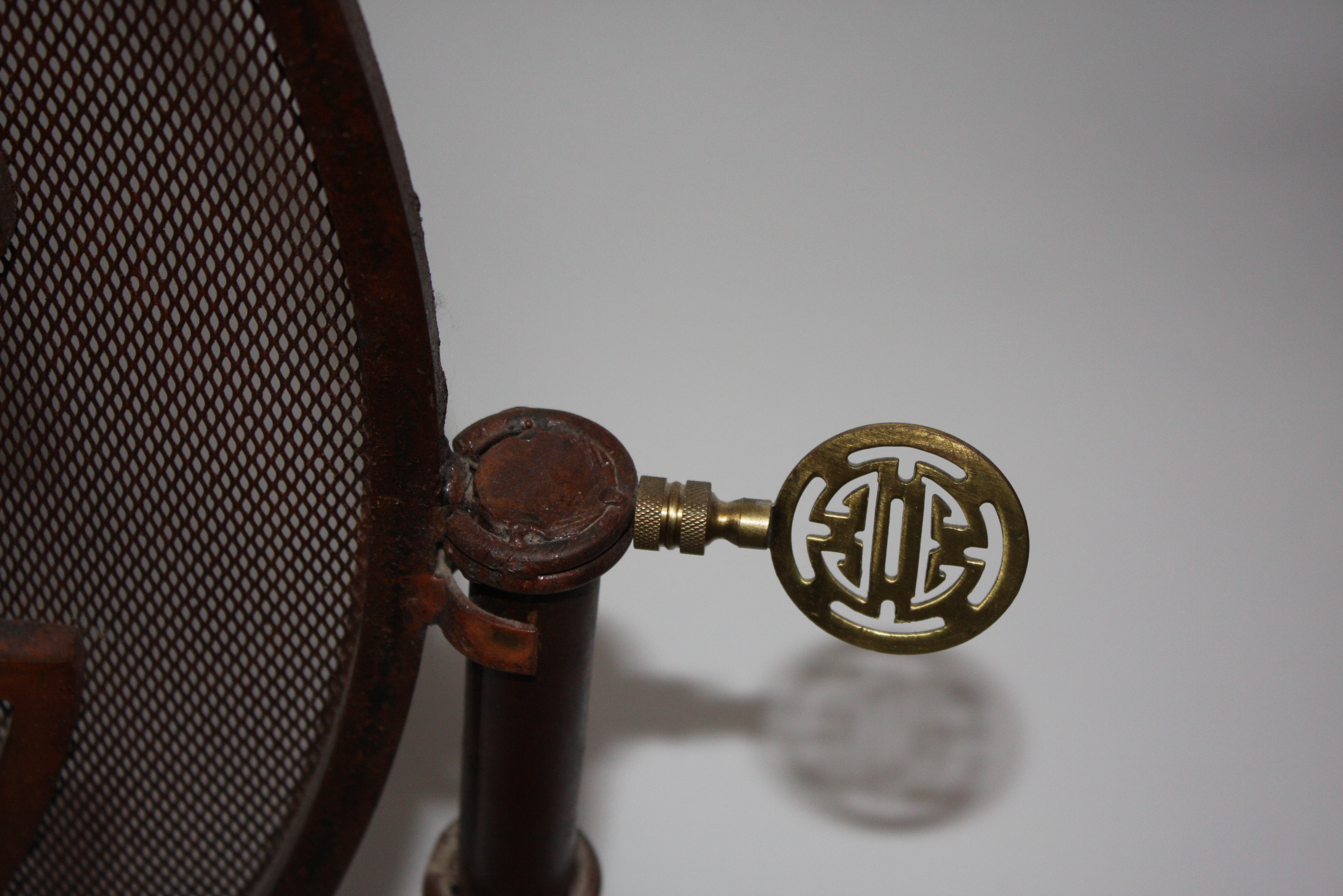 Vintage Shou Style Fireplace Screen