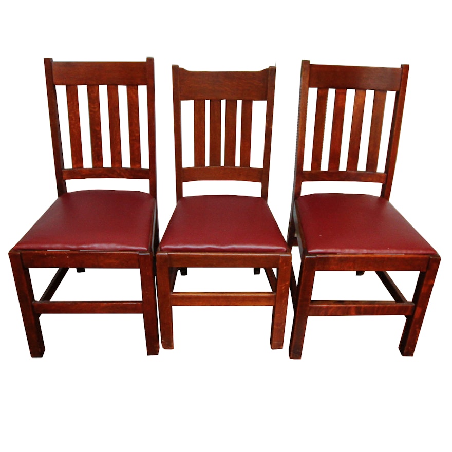 Set of Oak Dining Chairs