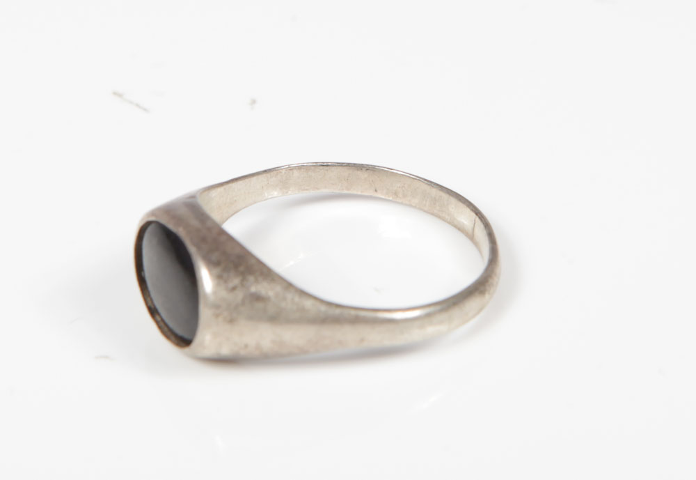 Mexican Sterling Silver Rope Barrel Ring with Men's Sterling Rings