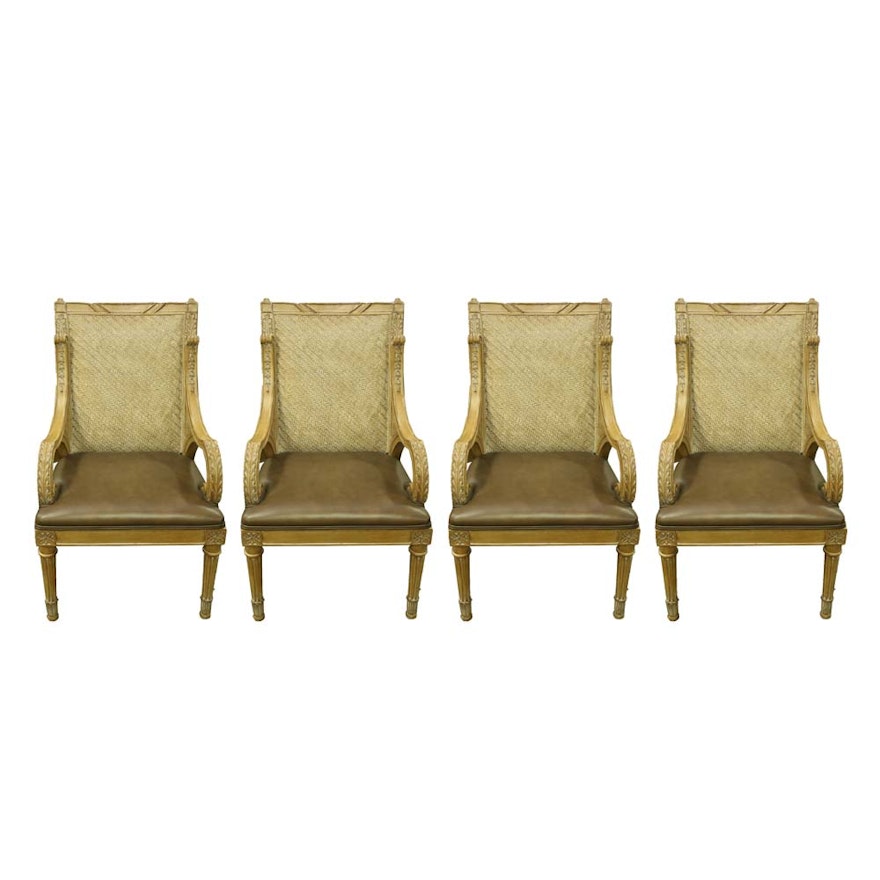Set of Four Arm Chairs