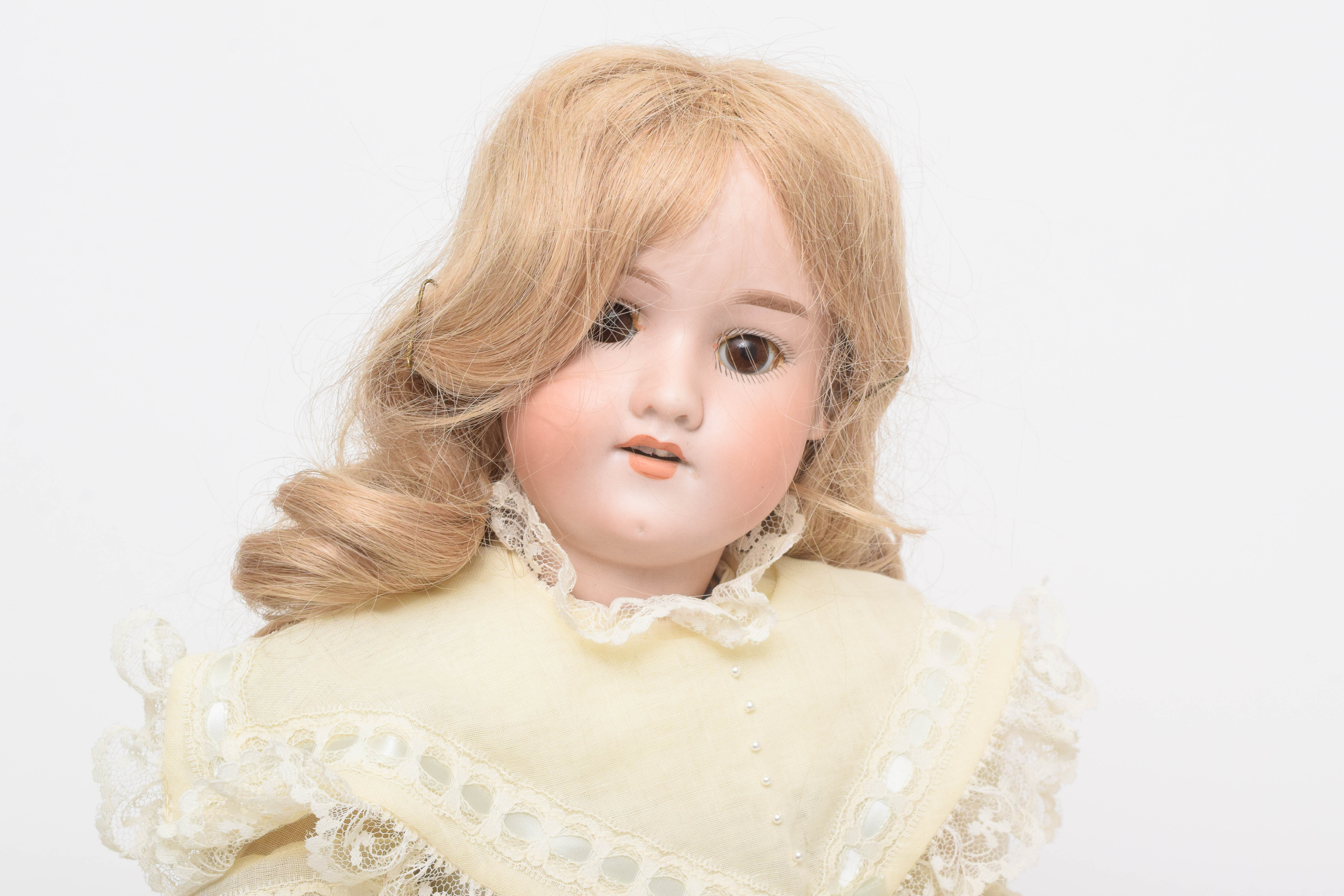 Antique Armand Marseille Doll with Bisque Head and Composition Doll Head