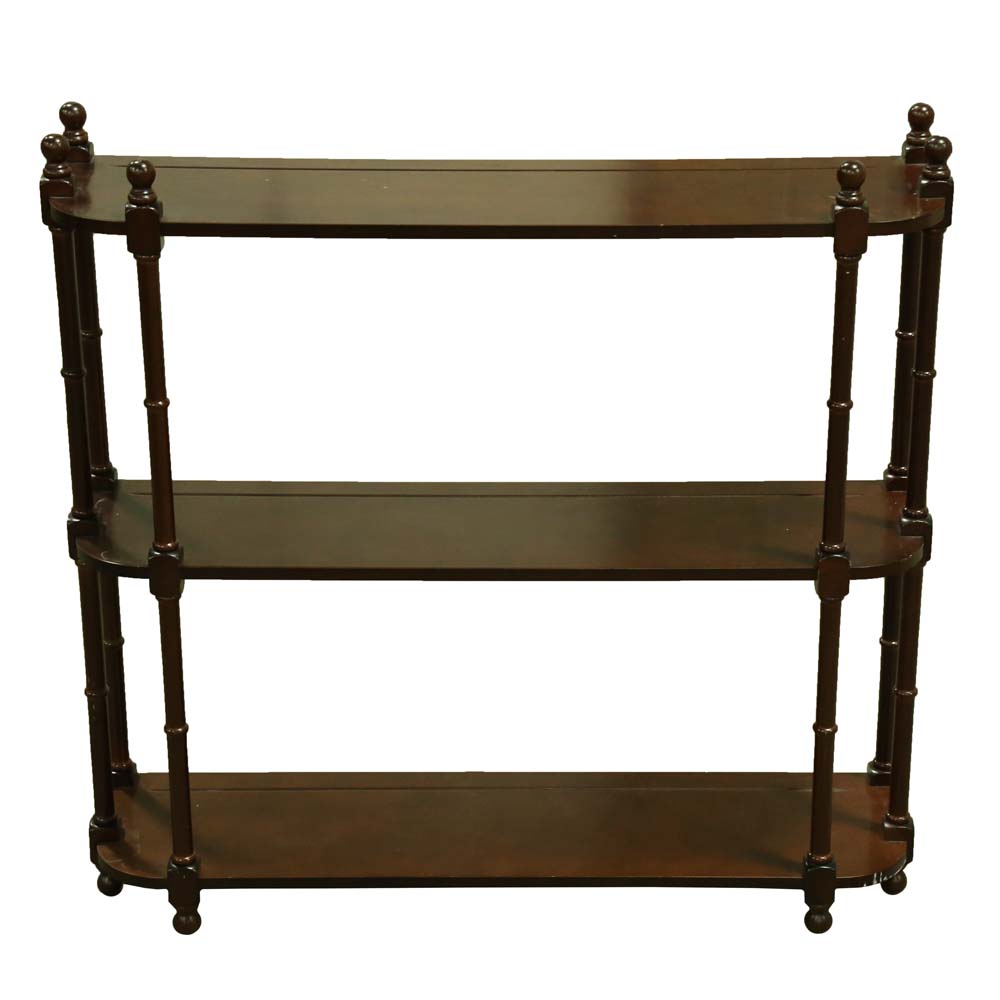 British Colonial Style Wall Shelf by The Bombay Company