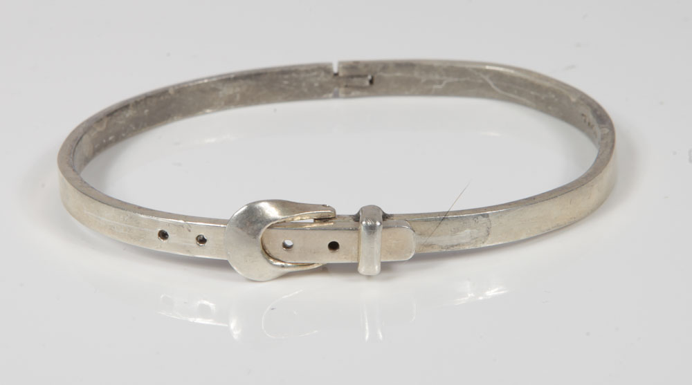 Mexican Sterling Silver Bangle and Cuff Bracelets Featuring Taxco