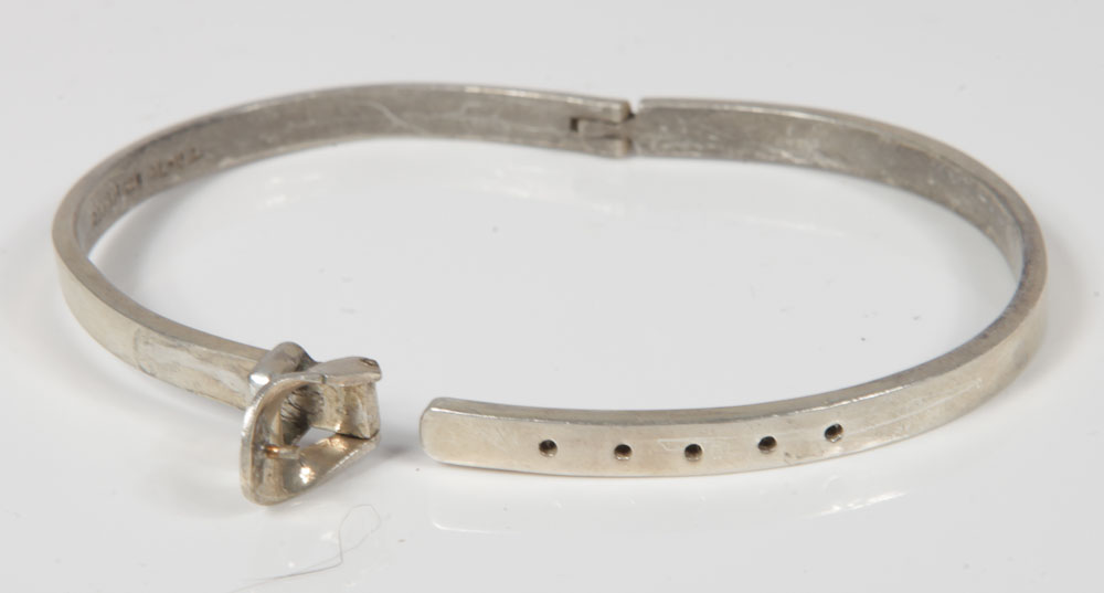 Mexican Sterling Silver Bangle and Cuff Bracelets Featuring Taxco