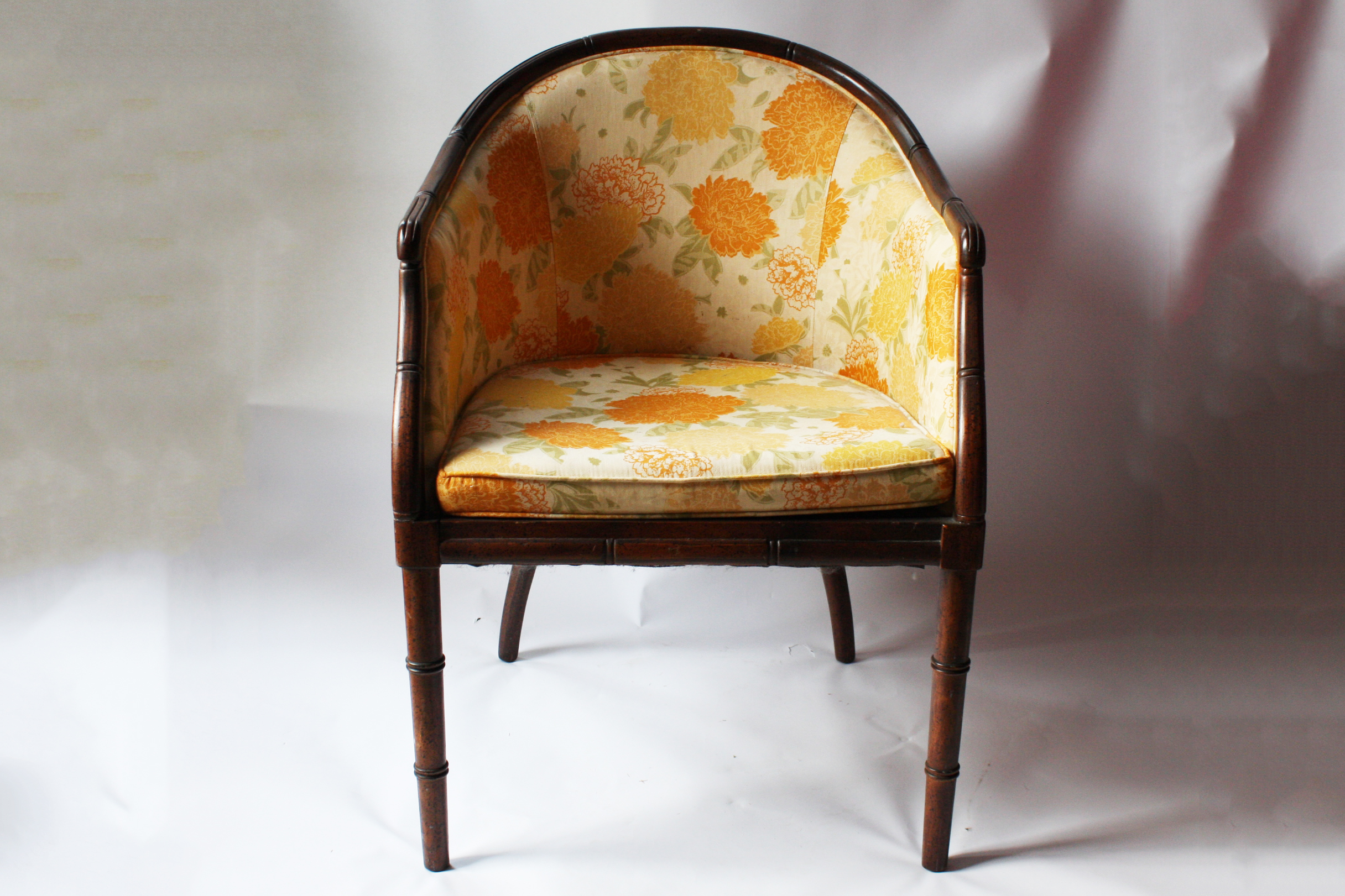 Vintage Barrel Back Side Chair