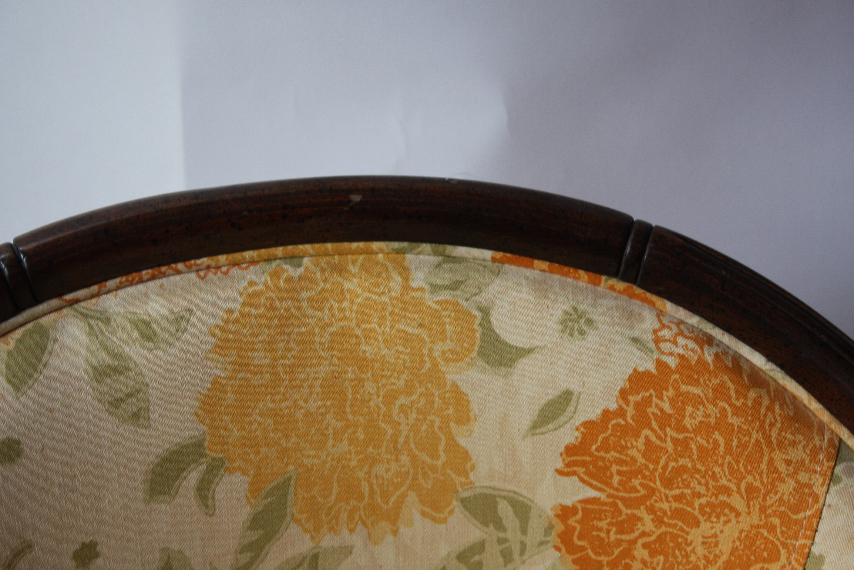 Vintage Barrel Back Side Chair