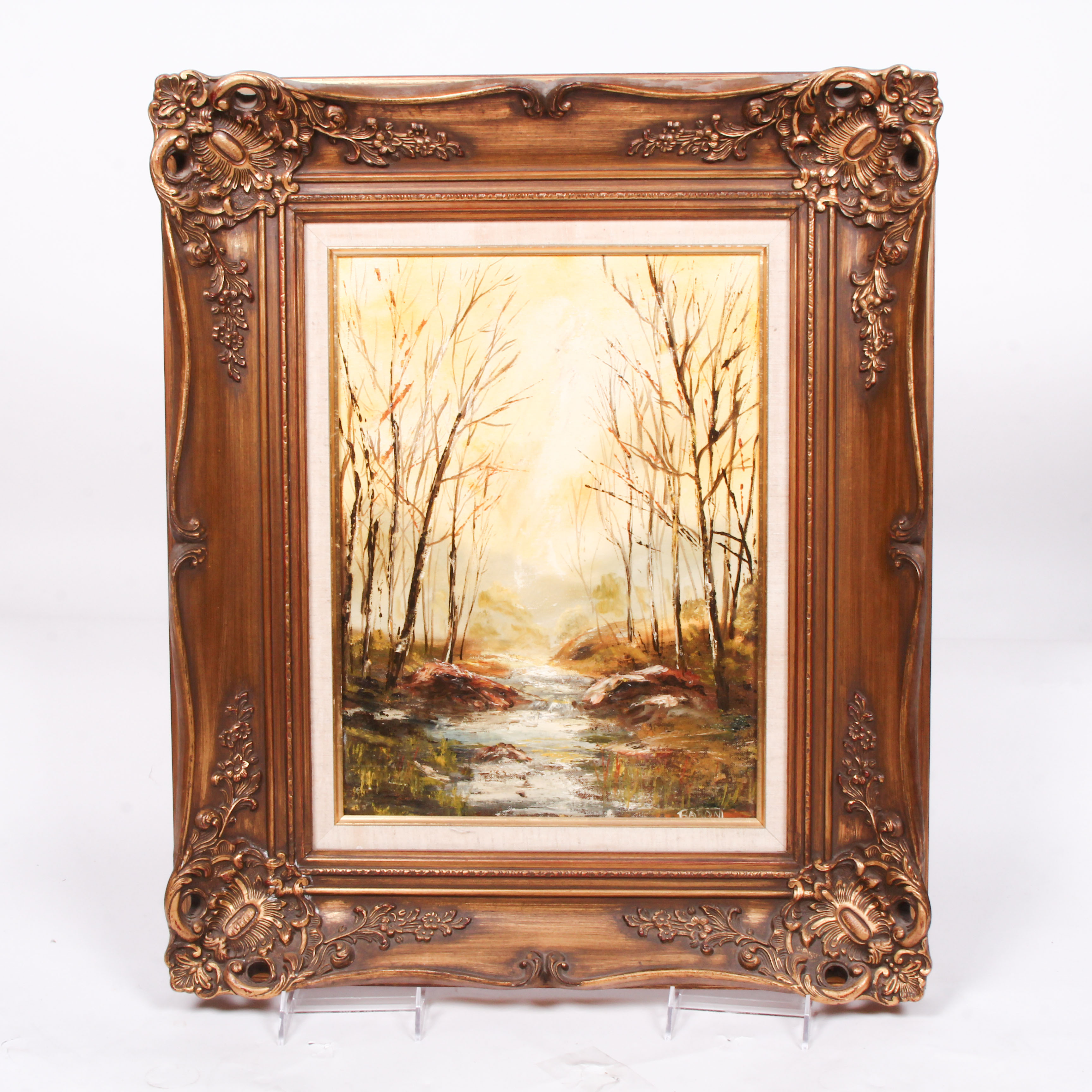 Lithograph on Canvas After Virginia Lynn "The Sunset Tree"