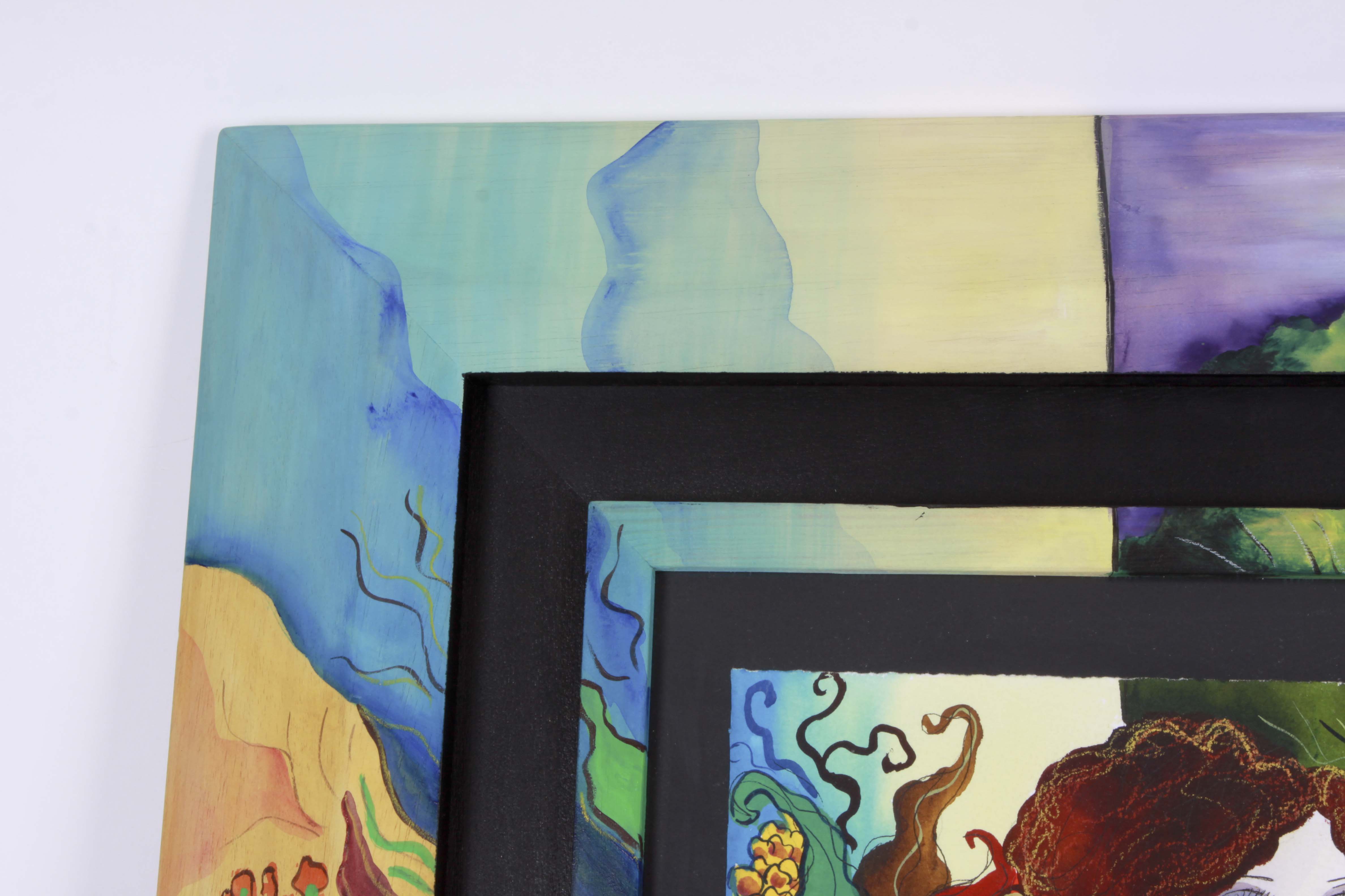 Original Patricia Govezensky Watercolor of Woman