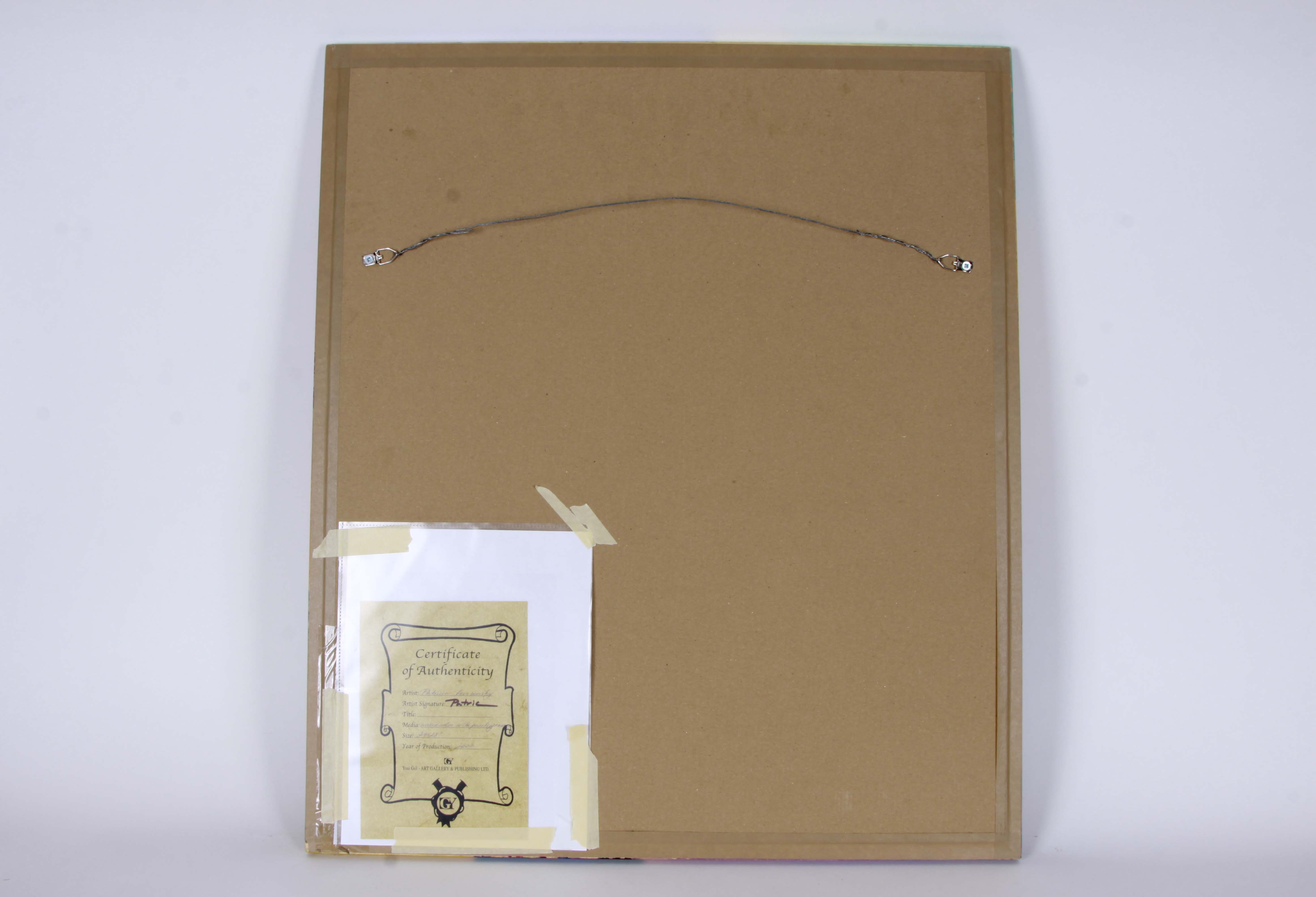 Original Patricia Govezensky Watercolor of Woman