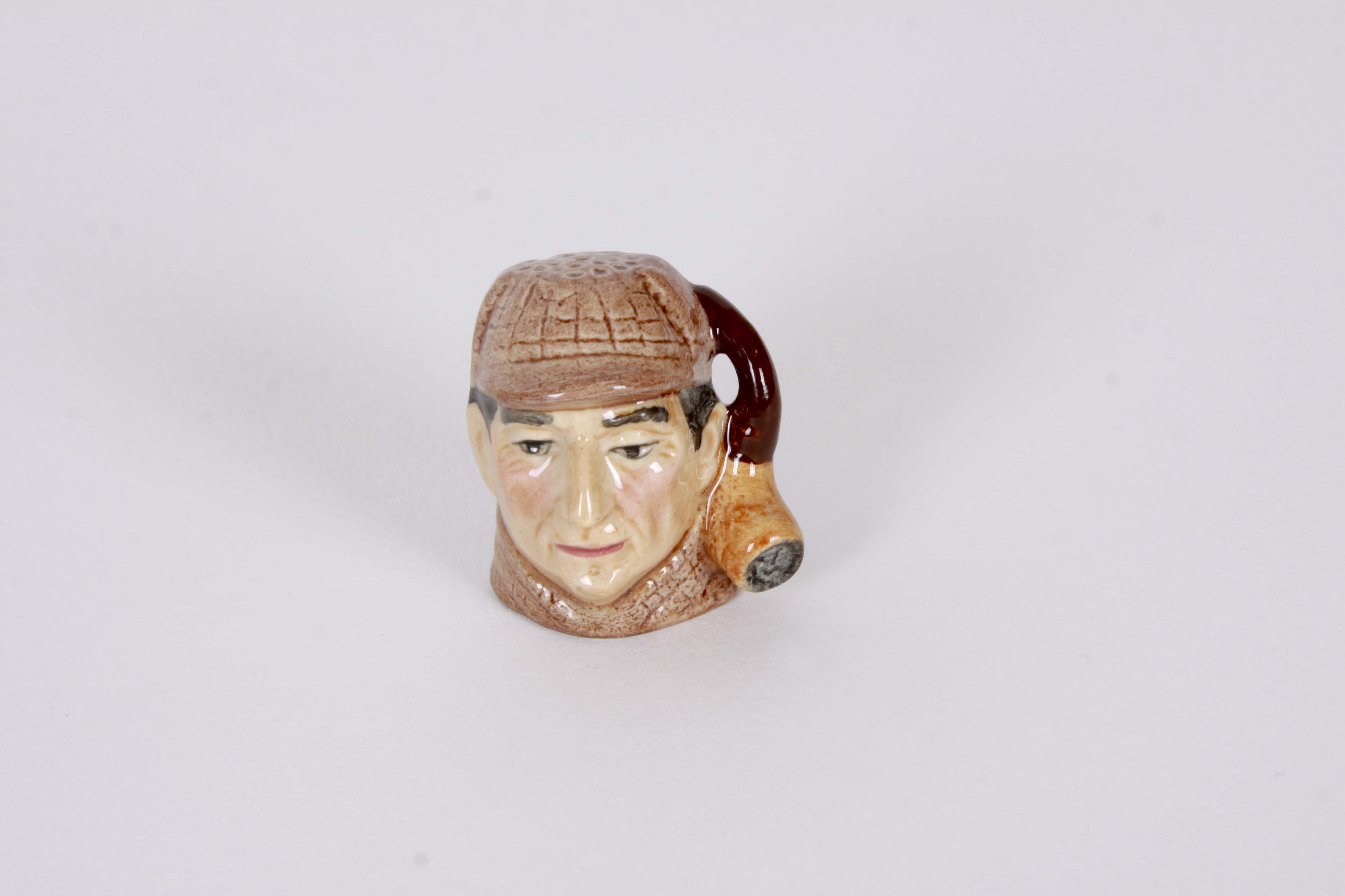 Francesca Ceramic Character Head Thimble Collection