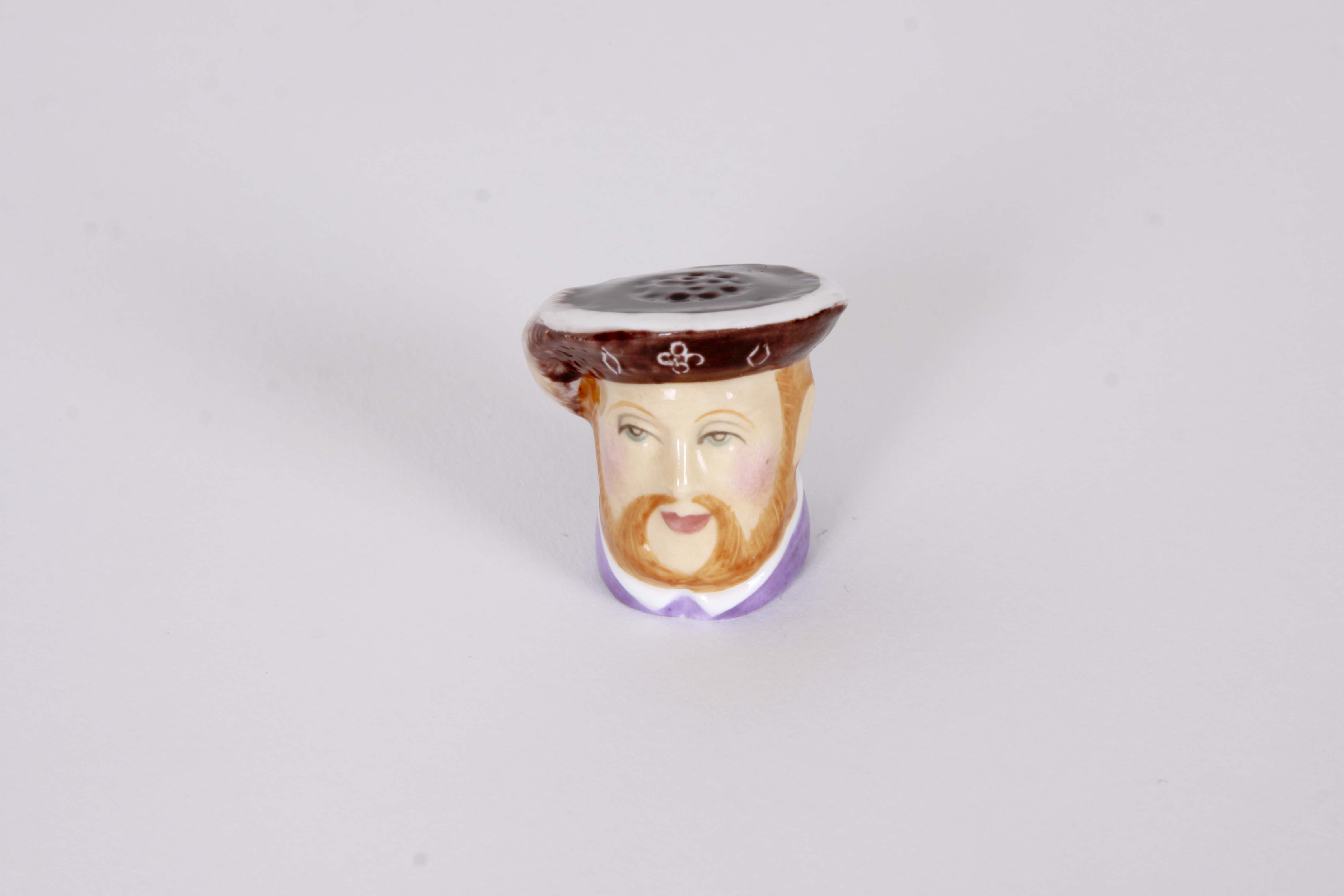 Francesca Ceramic Character Head Thimble Collection