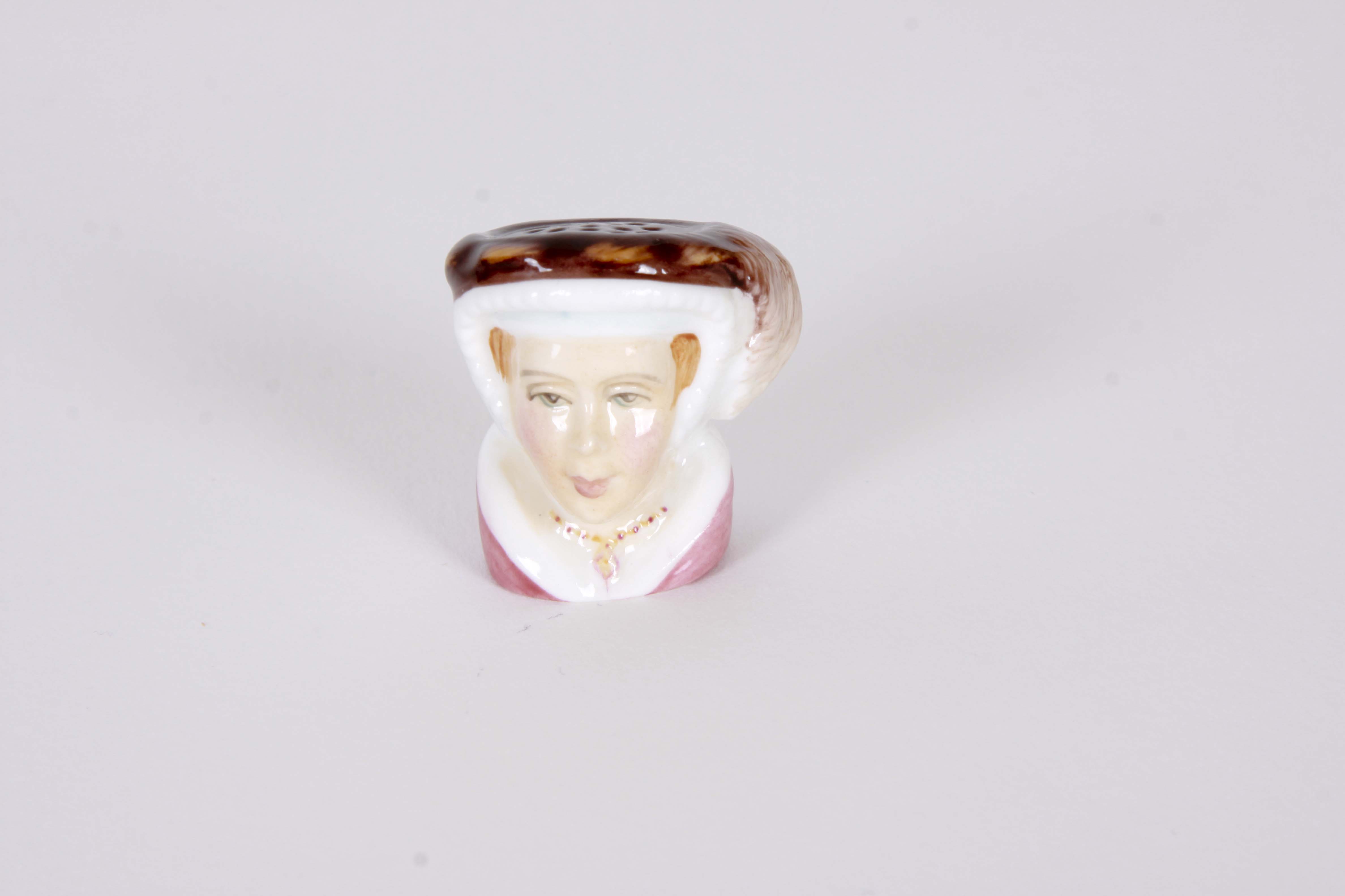 Francesca Ceramic Character Head Thimble Collection