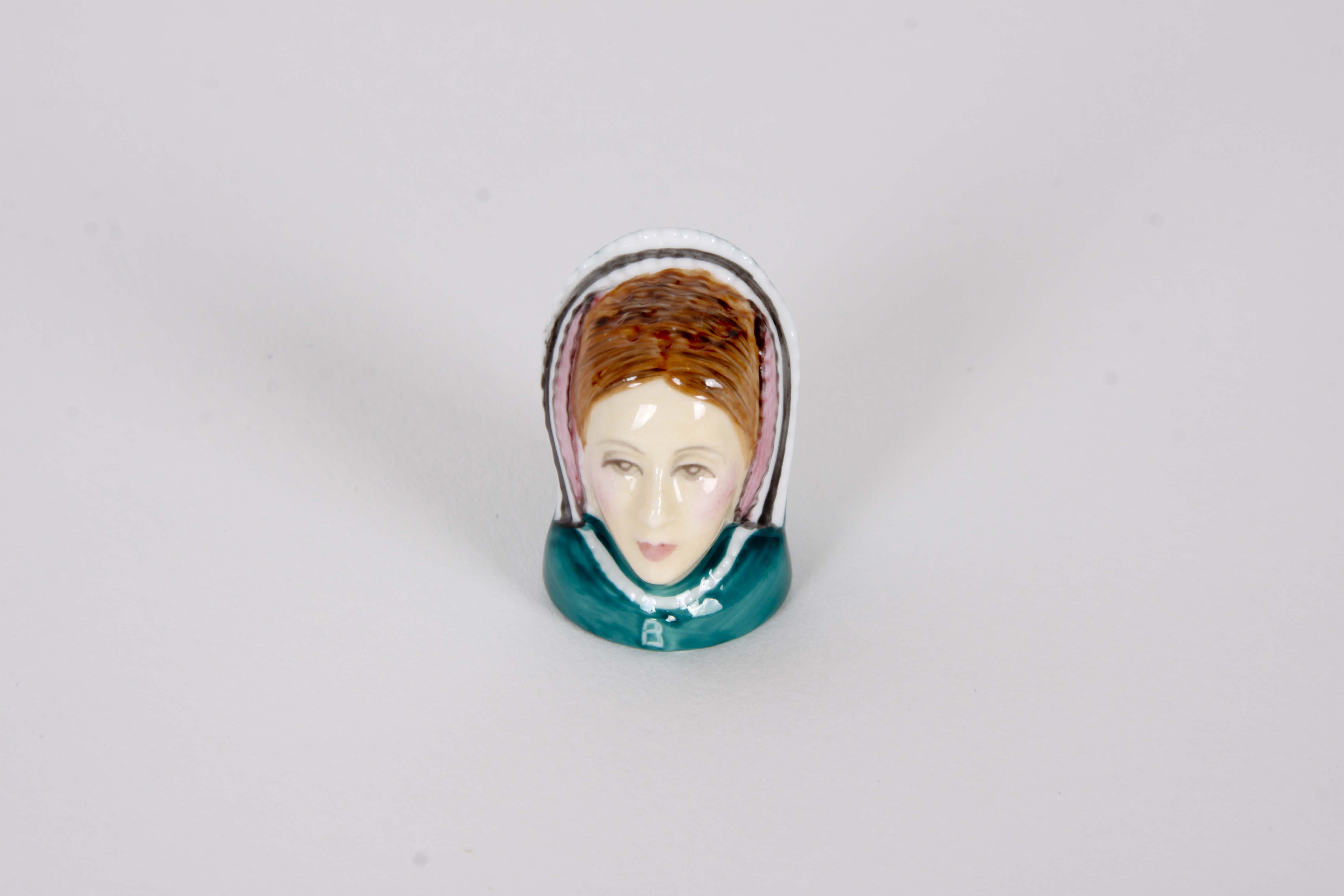Francesca Ceramic Character Head Thimble Collection