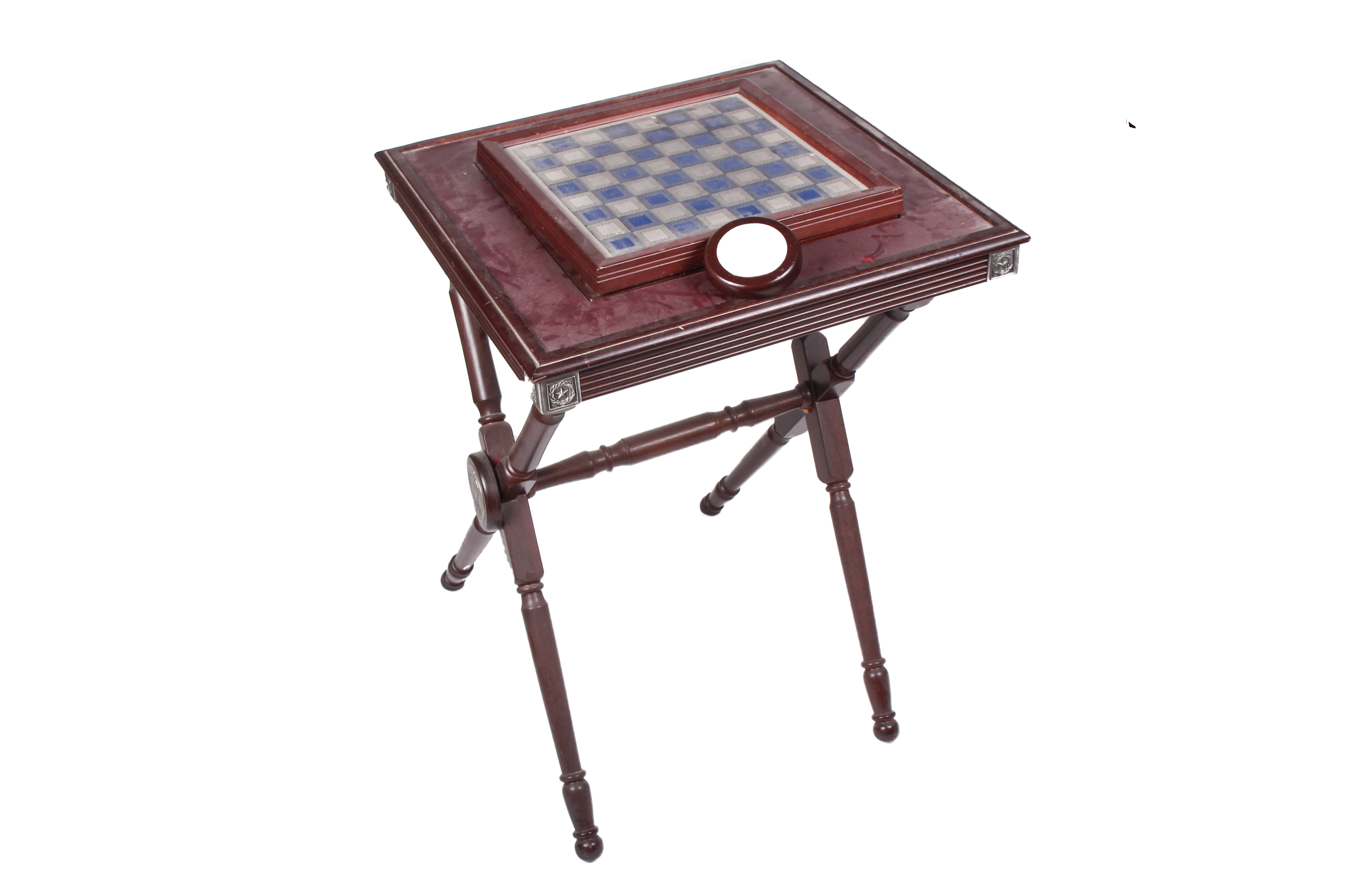 Civil War Themed Chess Set Table