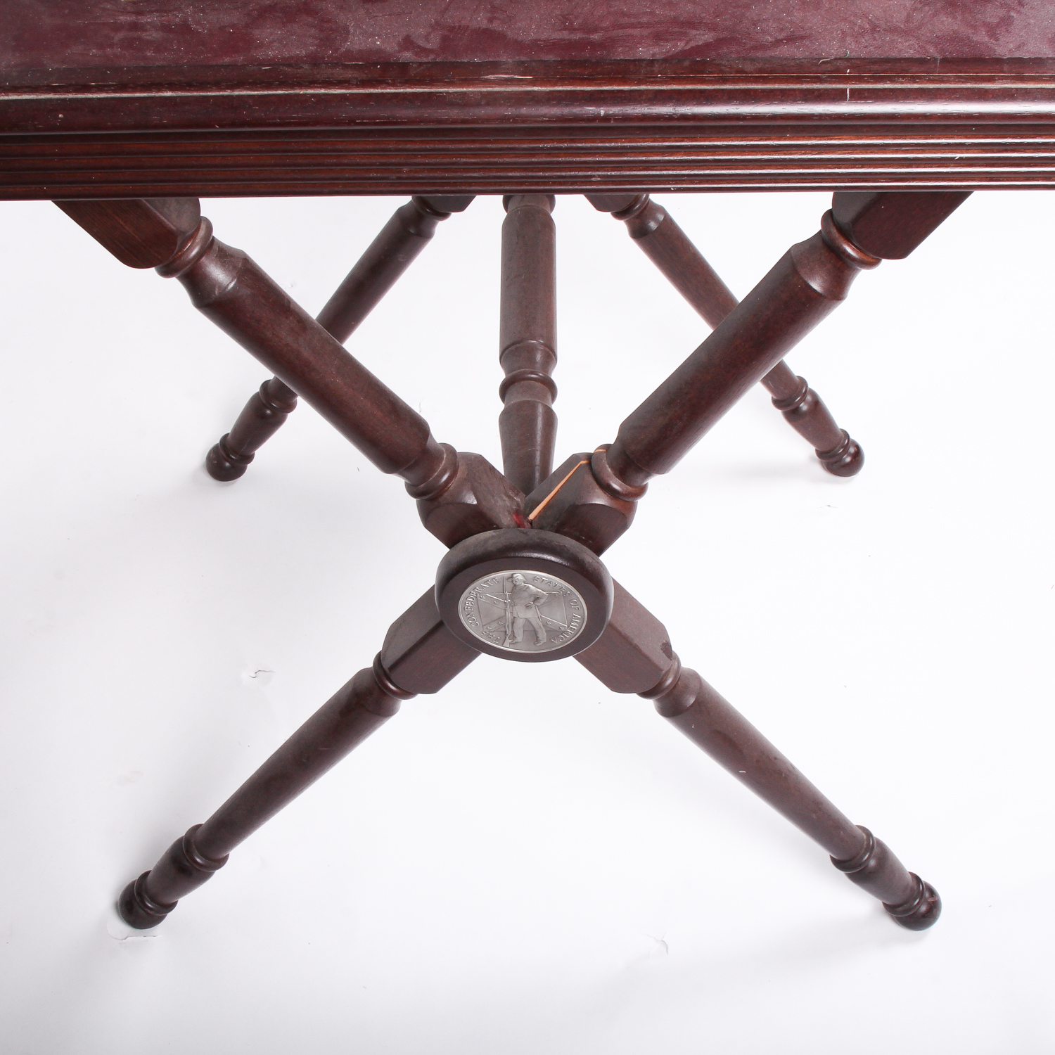 Civil War Themed Chess Set Table