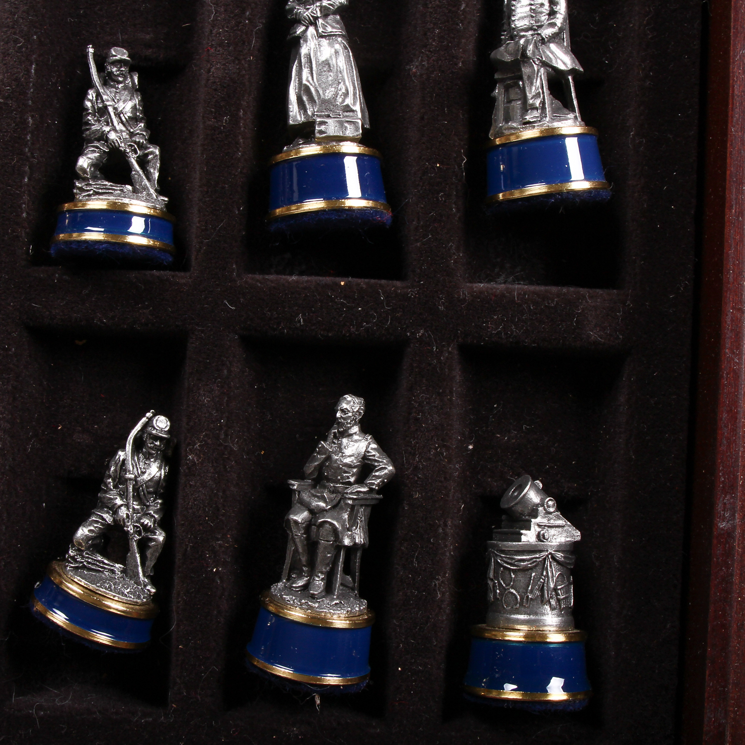 Civil War Themed Chess Set Table