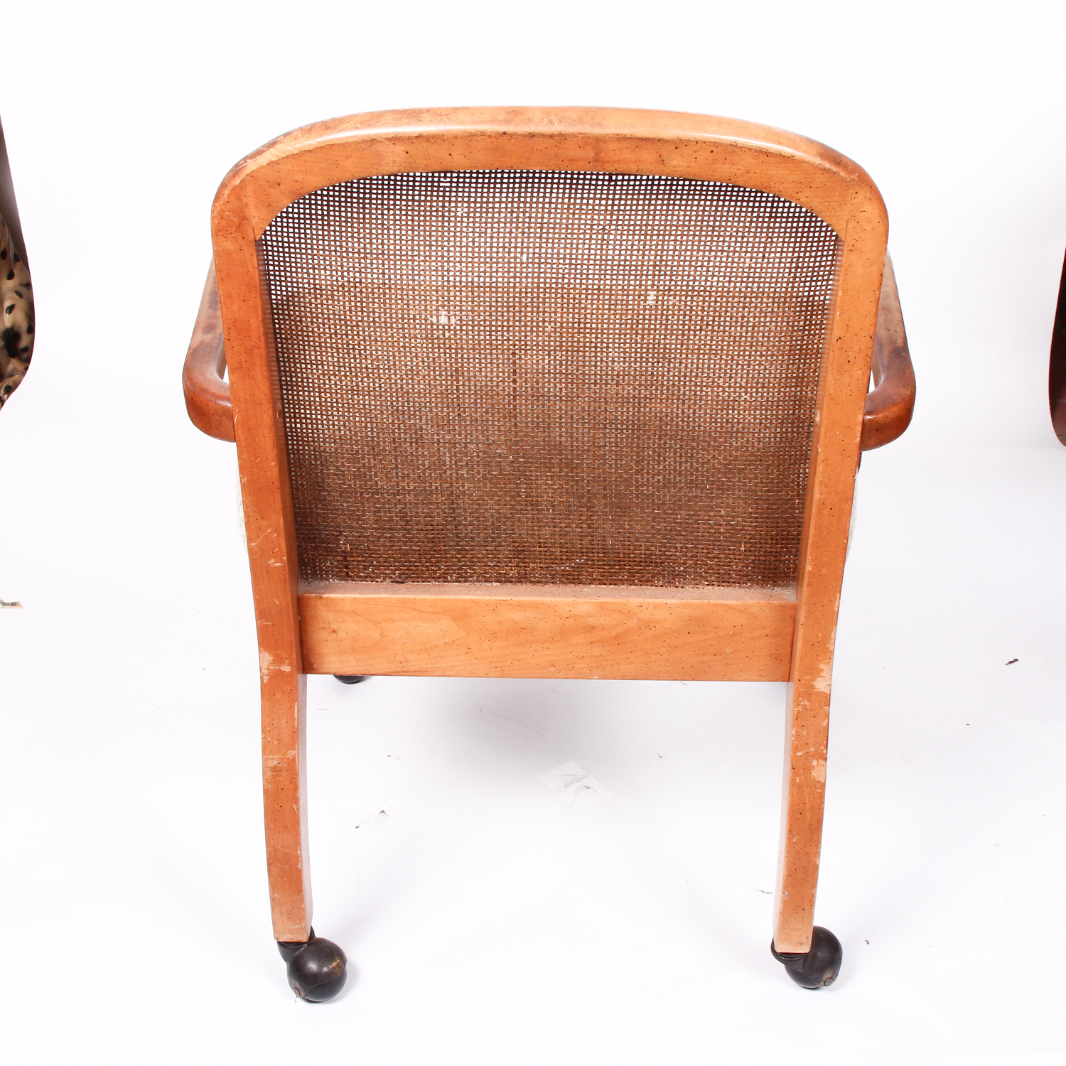 Vintage Modern Beechwood Dining Armhairs