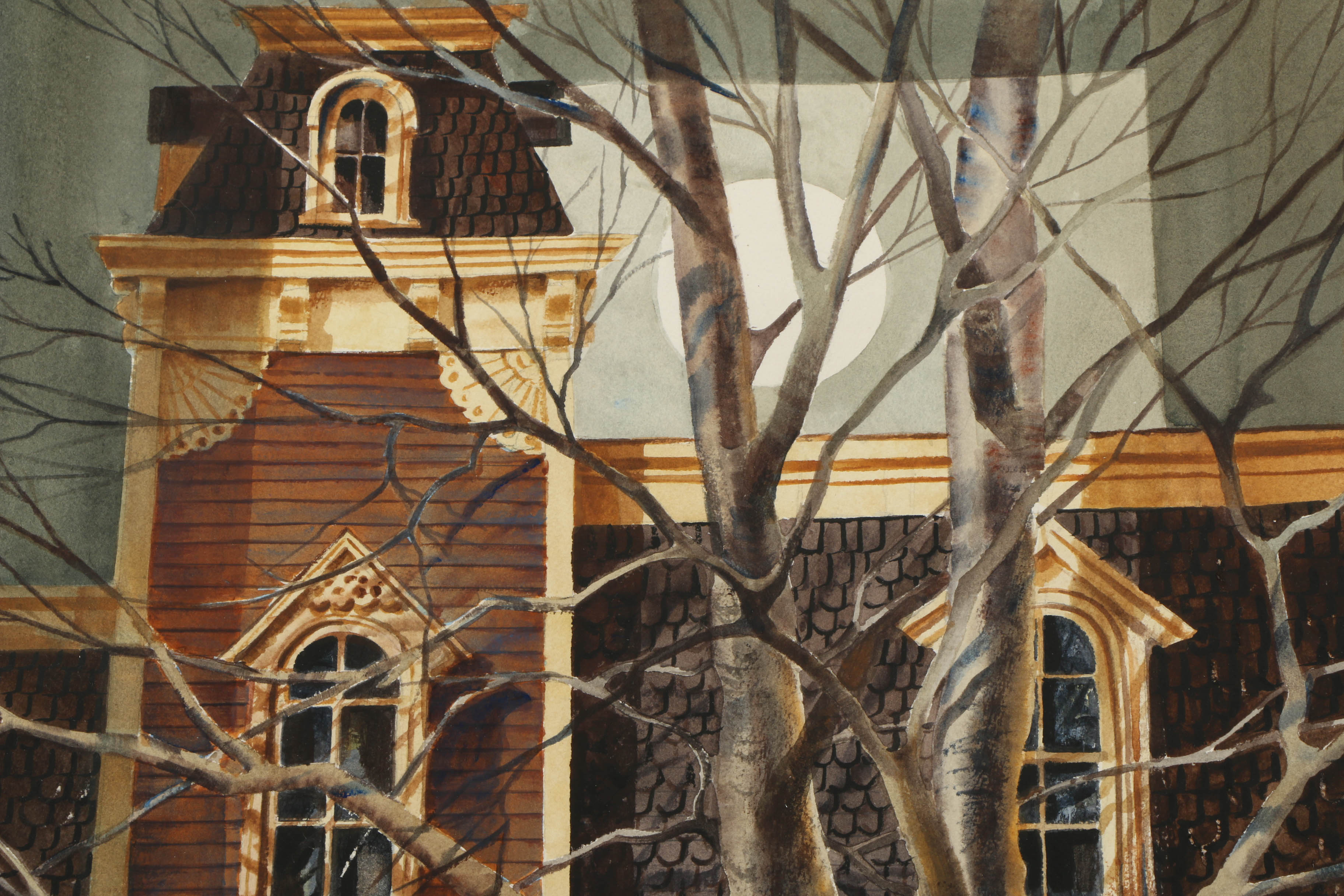 Pair of Cynthia Norton Eckstrom Watercolor Paintings on Paper