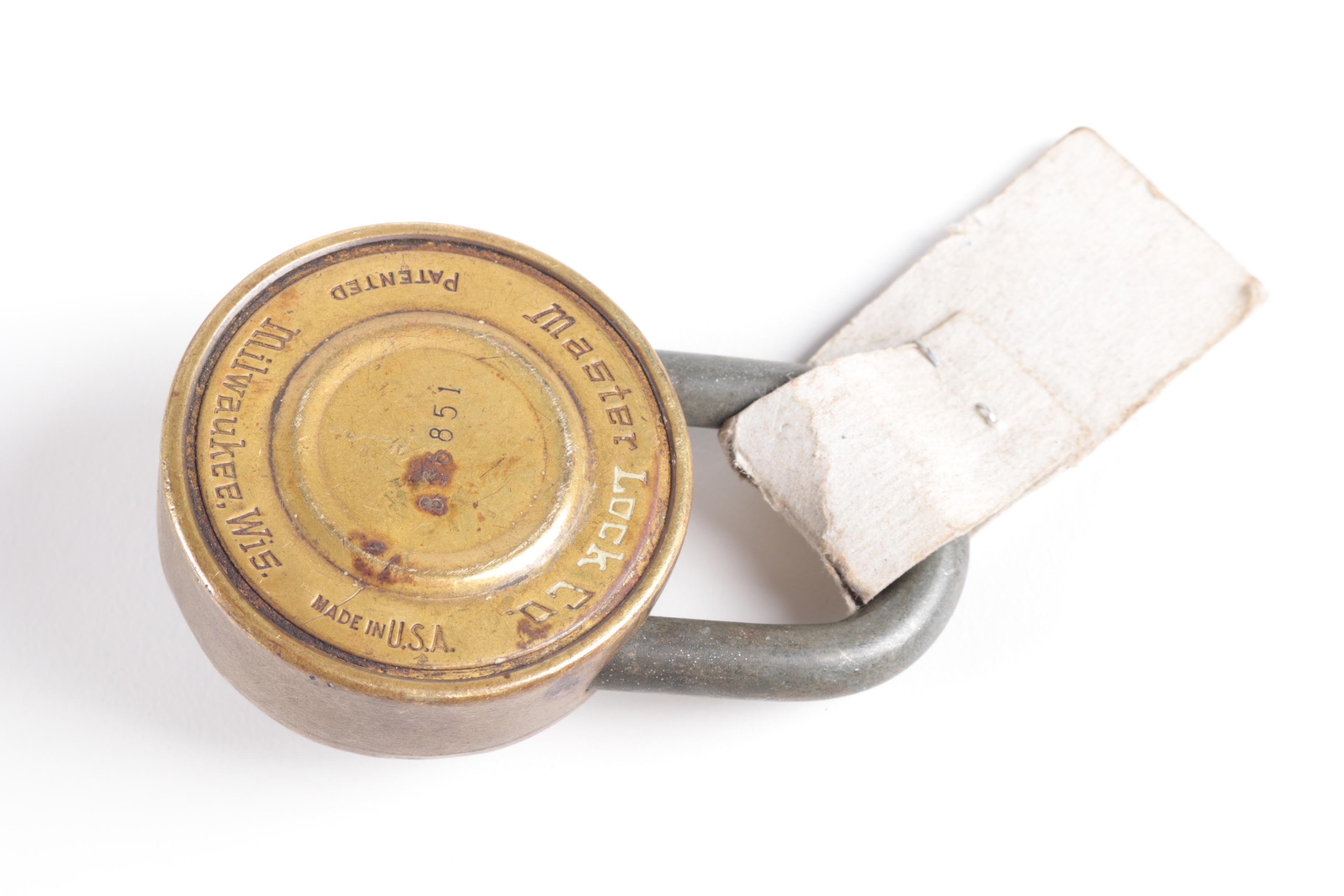 Vintage Master Padlocks with Keys