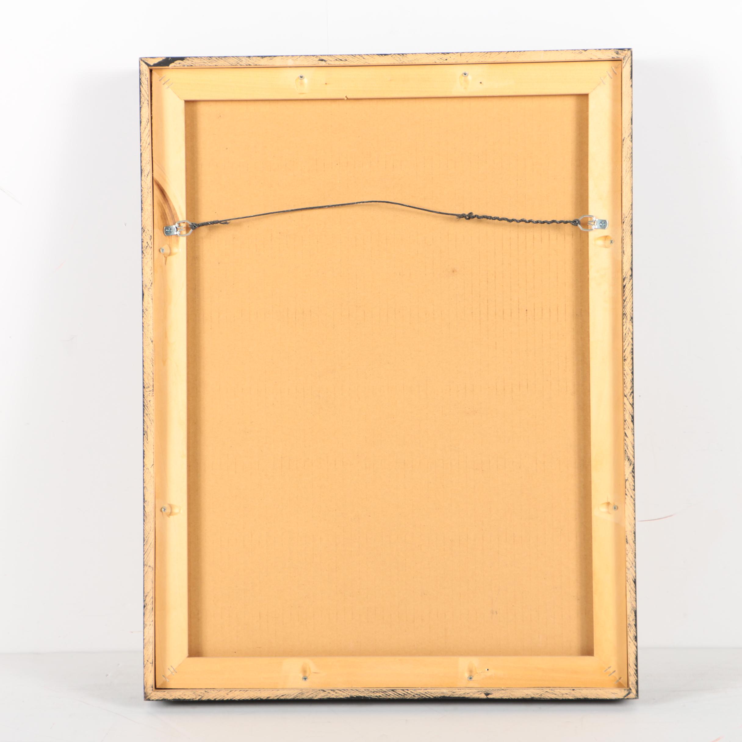 Bill Schiffer Oil Paint Marker Drawing "Mechanique"