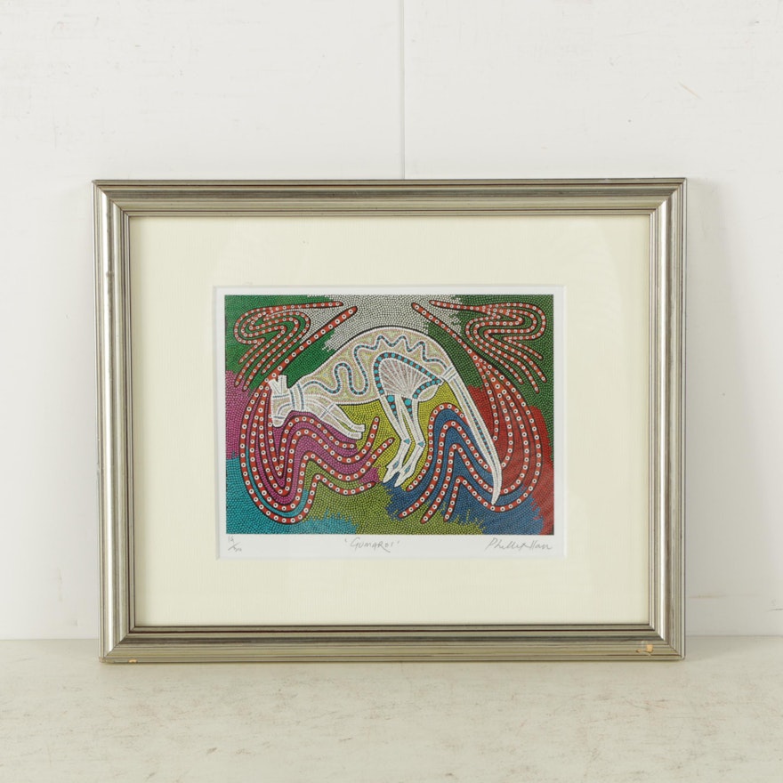 Phillip Hall Limited Edition Giclee Print on Paper "Gumaroi"