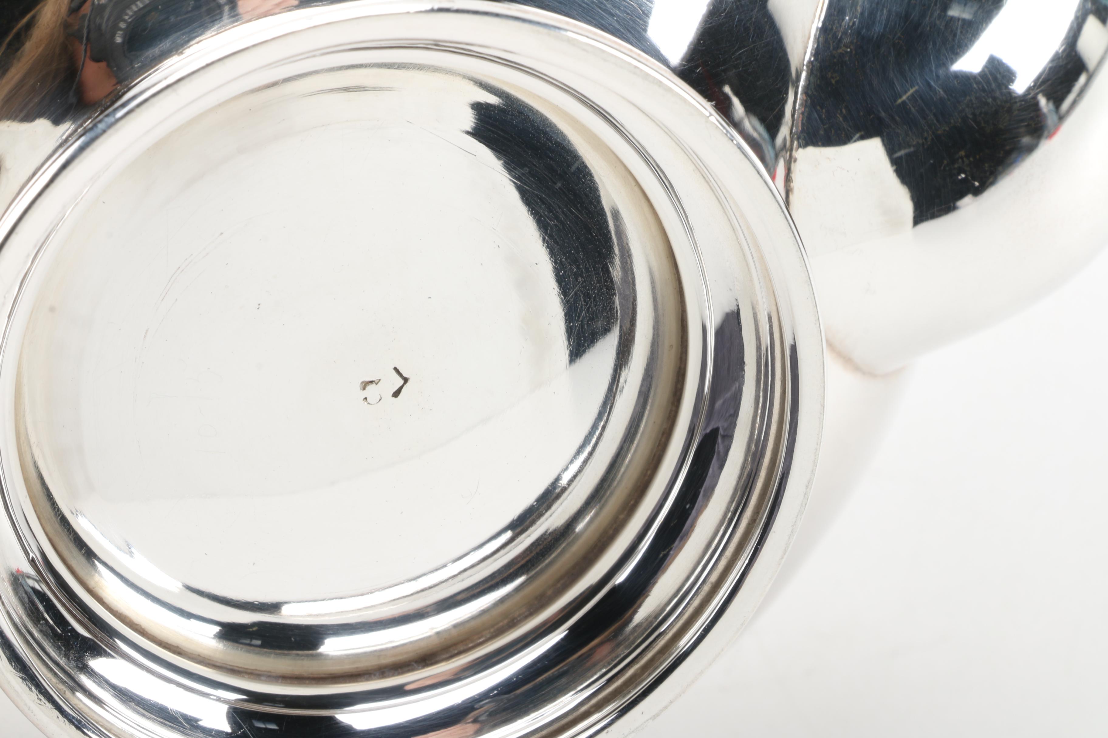 1928 Barker Brothers Ltd. Sterling Silver Tea Set