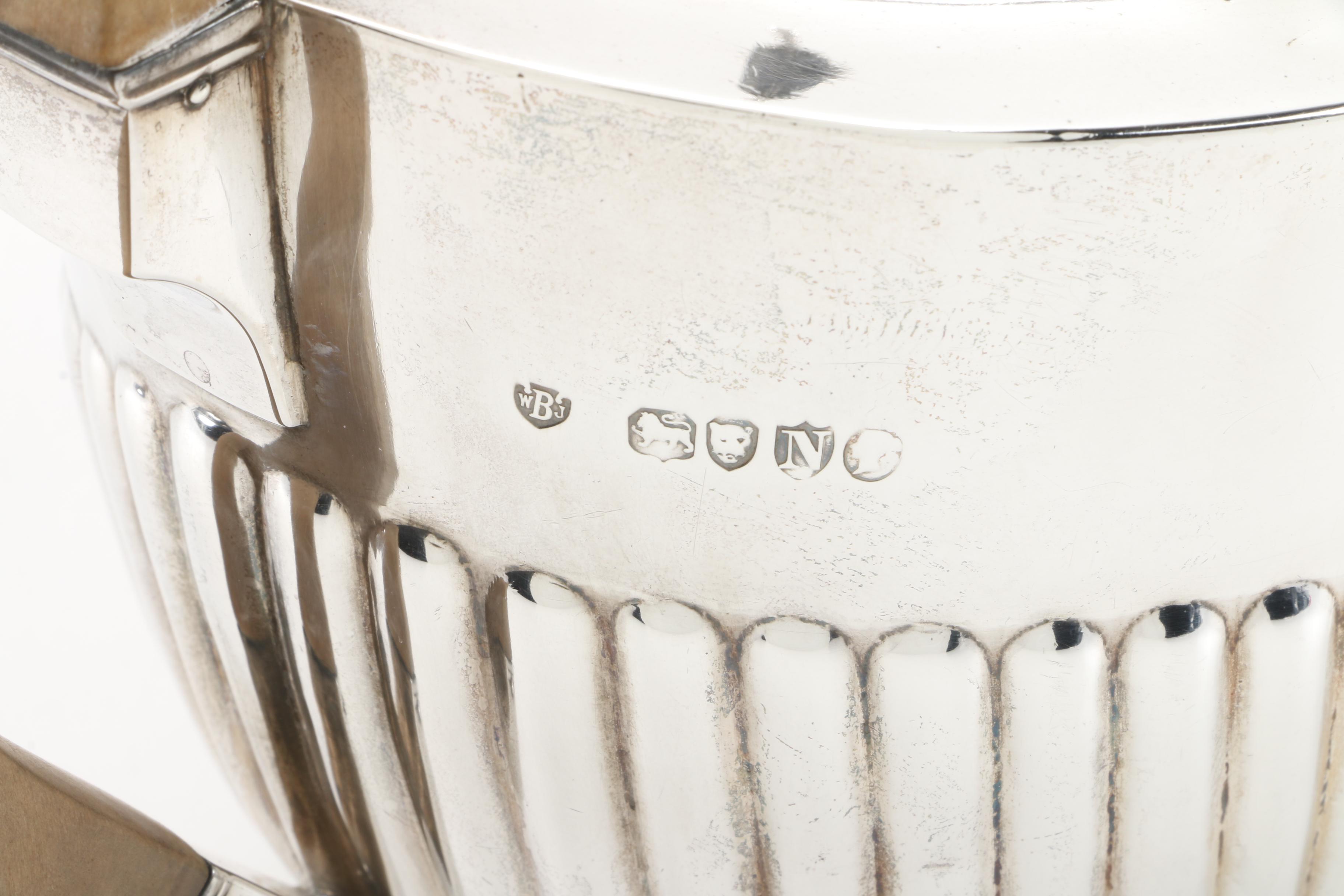 Walter and John Barnard 1888 Sterling Silver Teapot