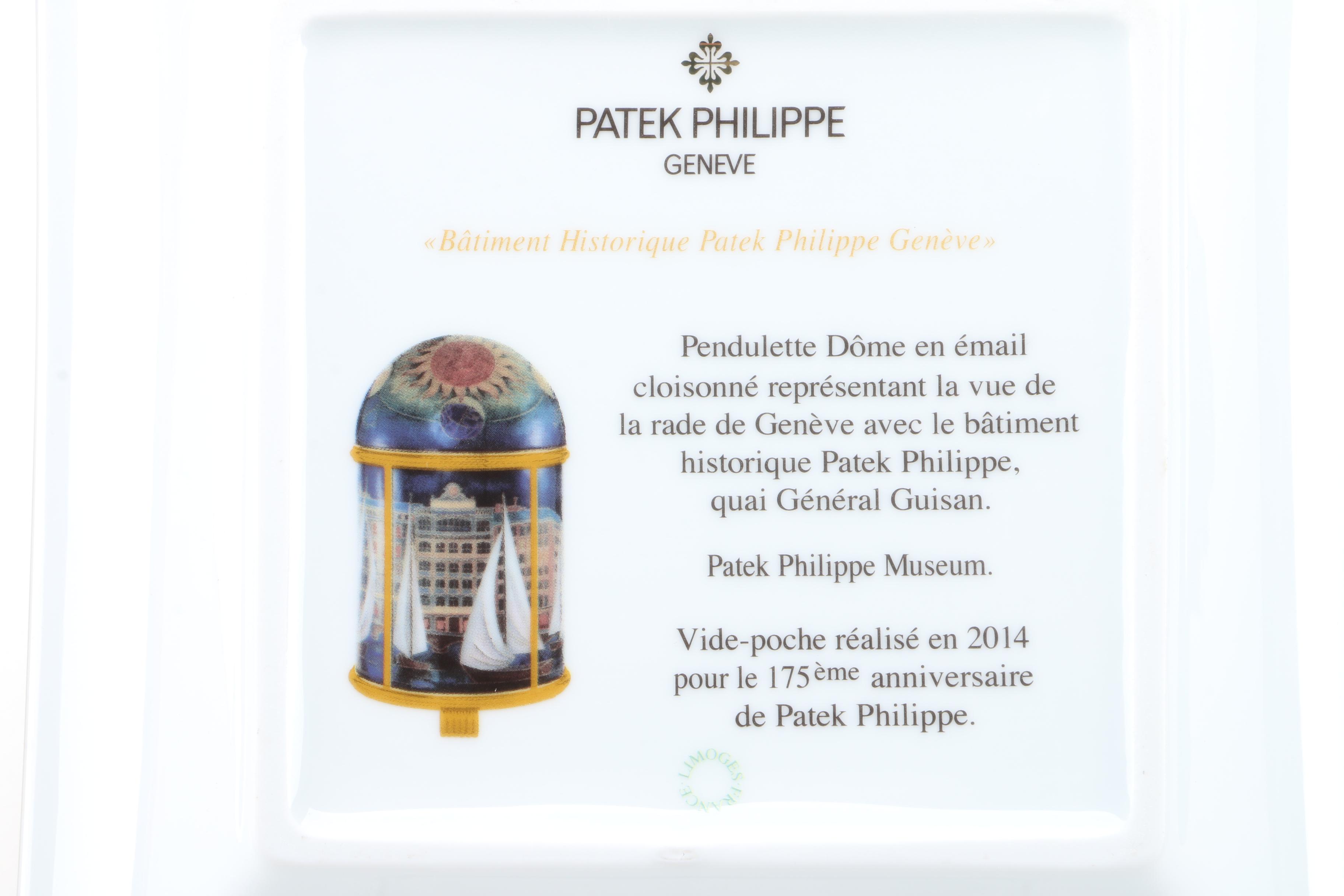 Patek Philippe 175th Anniversary Commemorative Dish