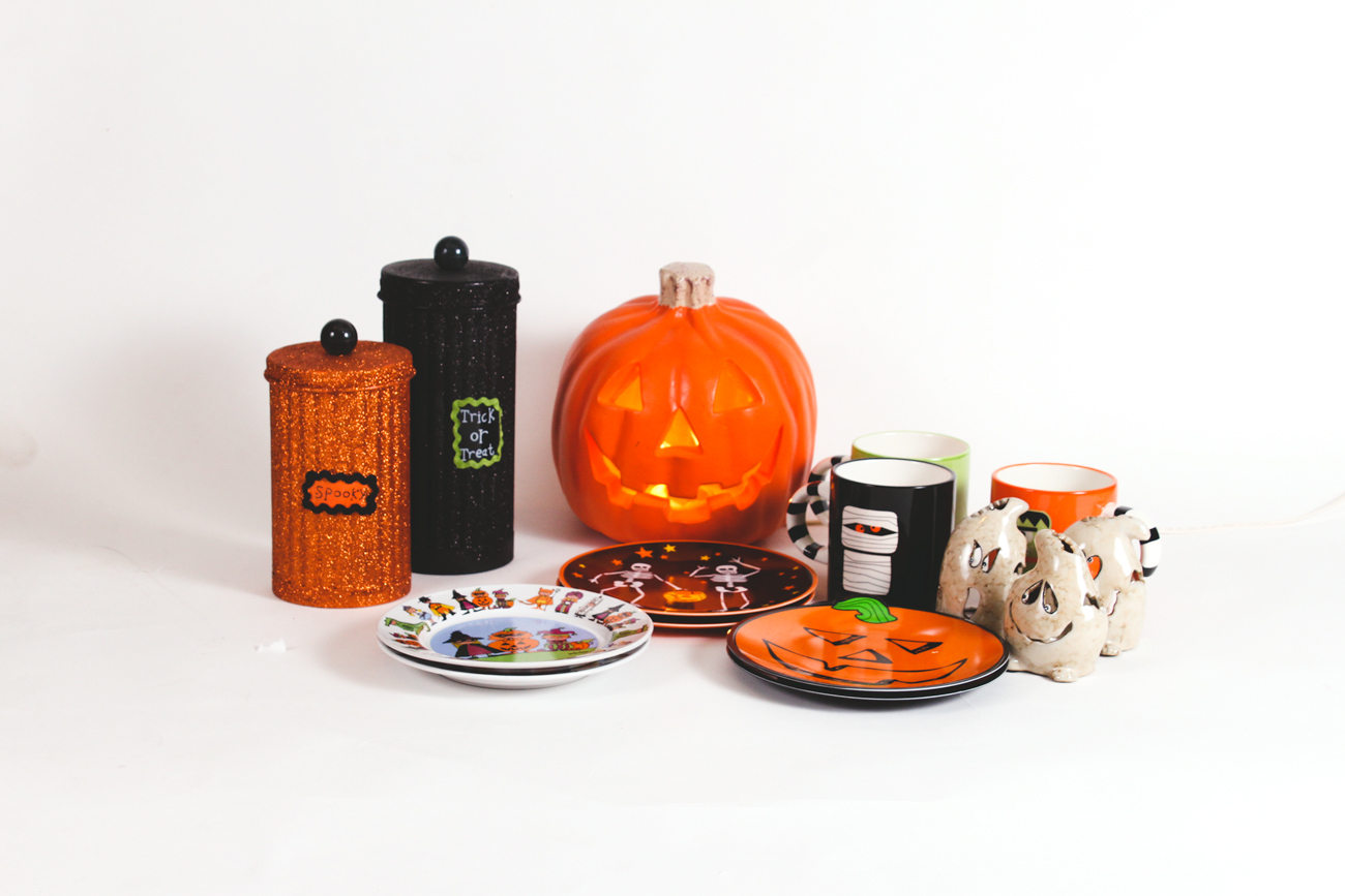 Grouping of Halloween Decor