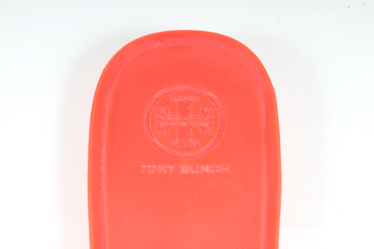 Tory Burch Orange Mini Miller Flat Sandals